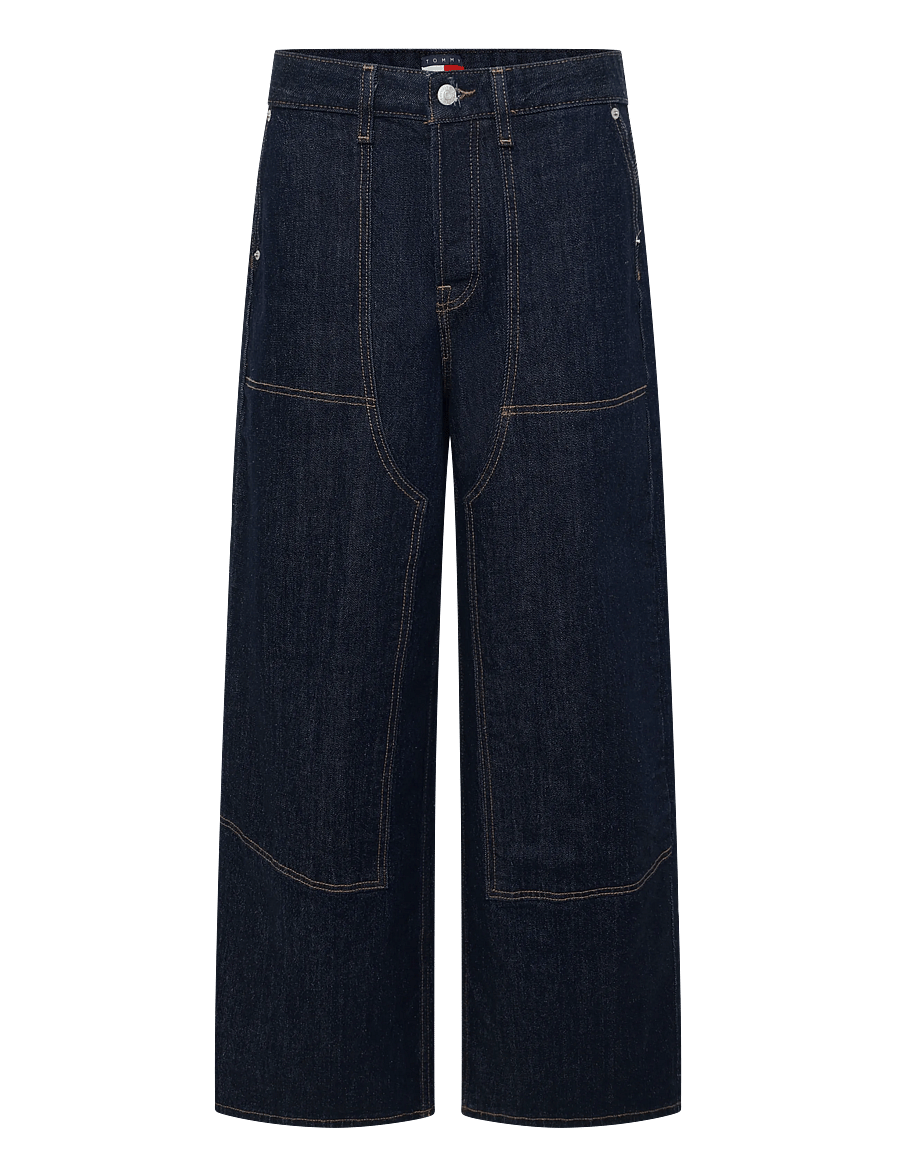 Tommy Jeans - CHARLIE MID RISE LOOSE DI4156 - laiad teksad - denim dark - 1