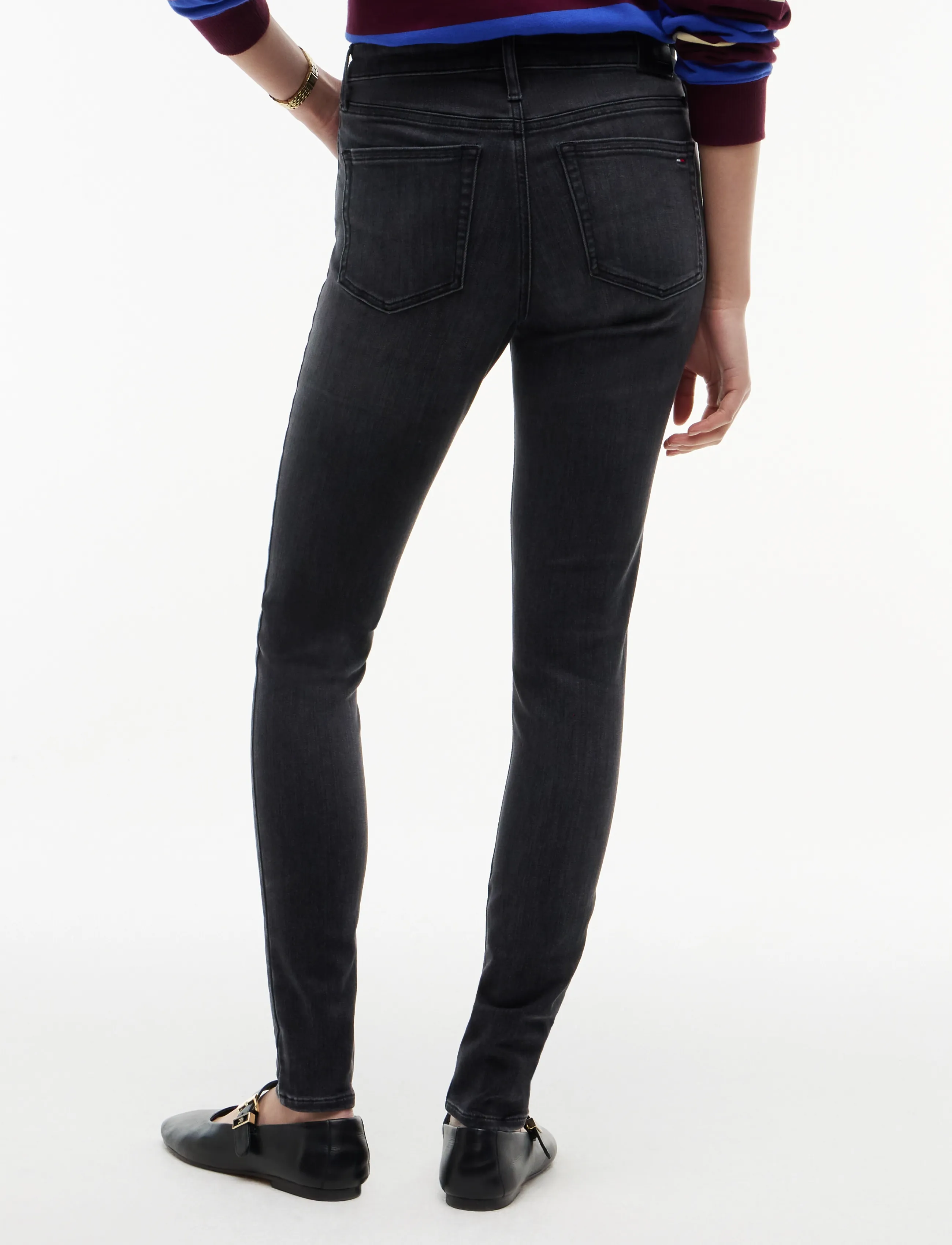 Tommy Jeans - NORA MID RISE SKINNY DJ1283 - skinny jeans - denim black - 2