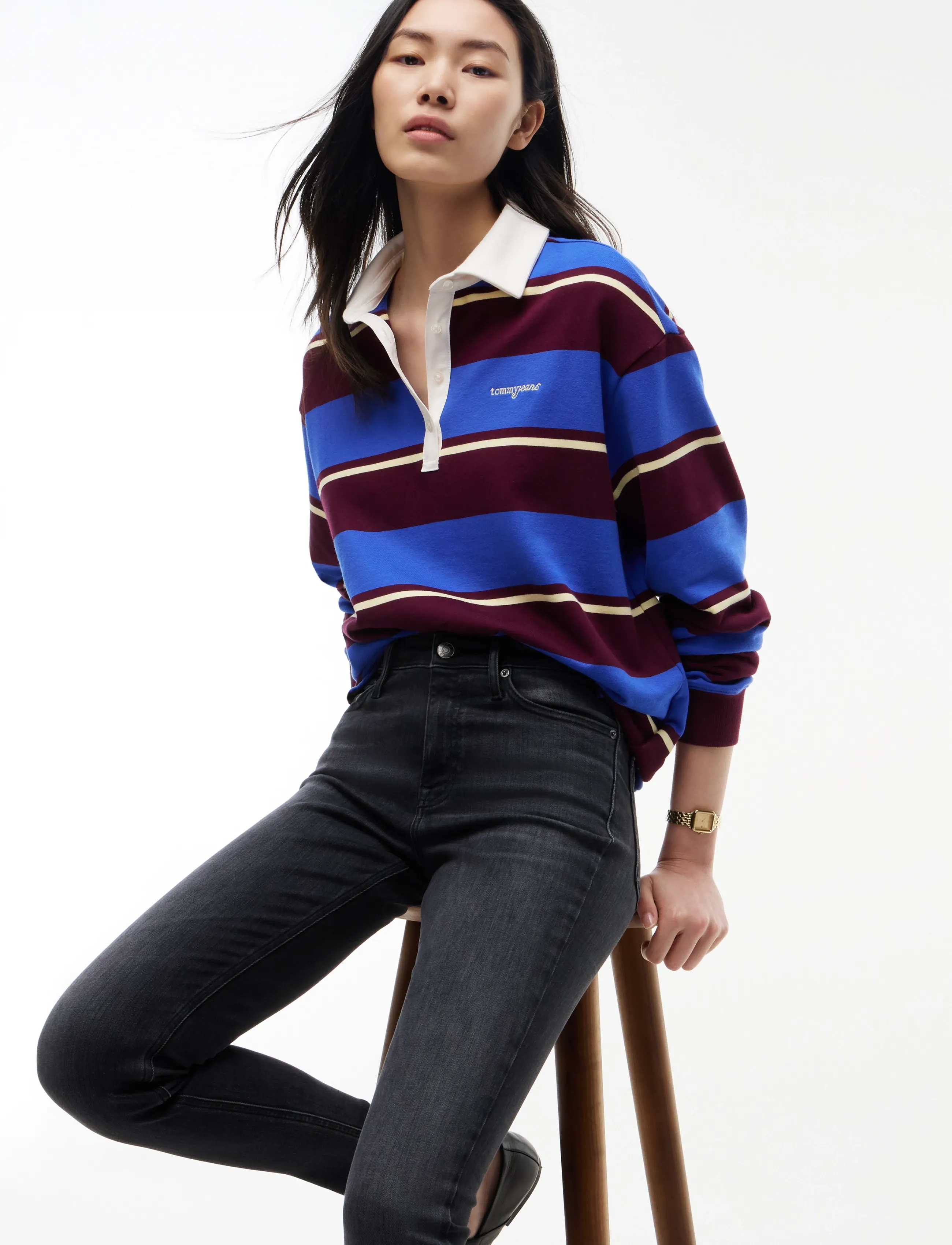 Tommy Jeans - NORA MID RISE SKINNY DJ1283 - skinny jeans - denim black - 4