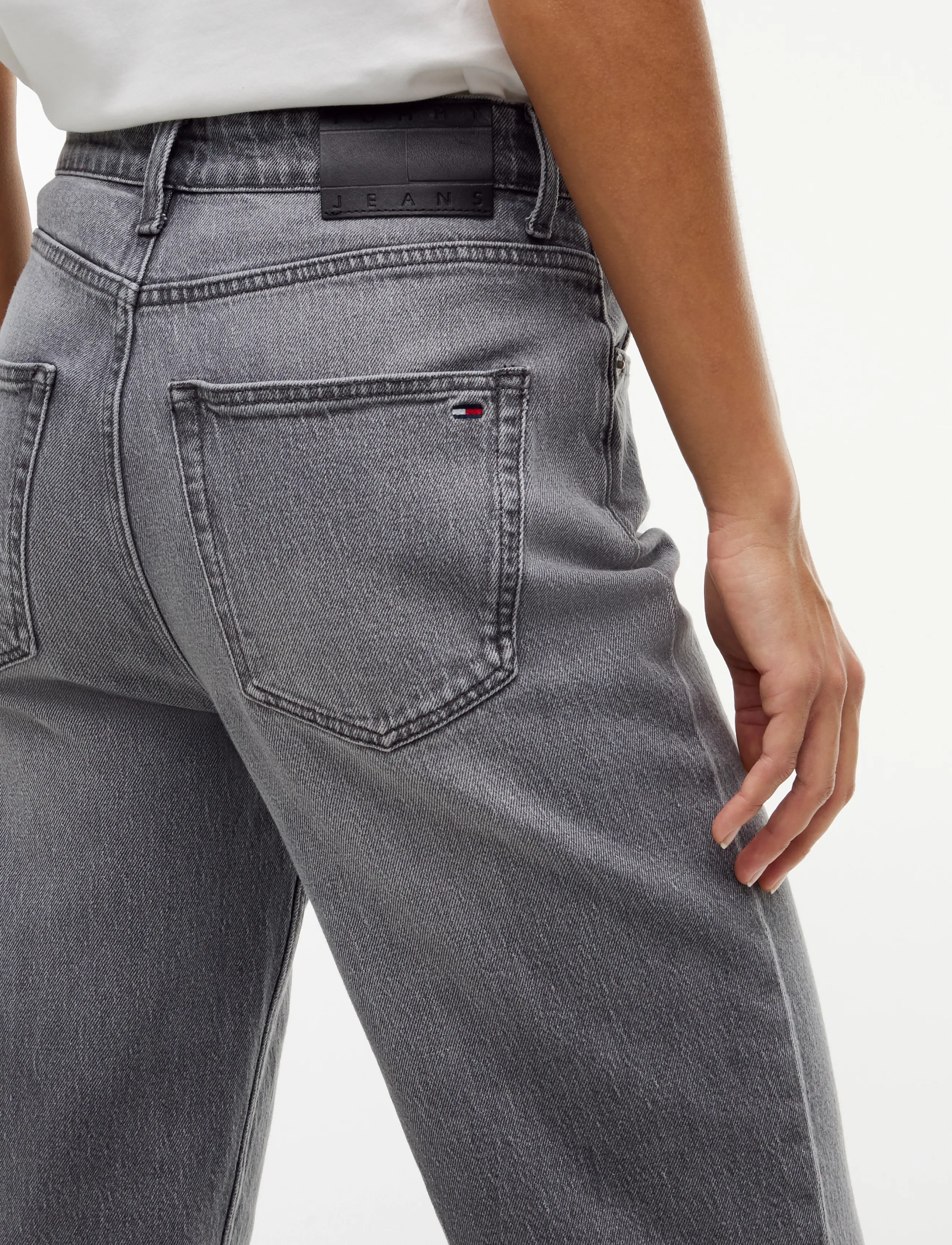 Tommy Jeans - LAYLA HIGH RISE STRAIGHT DJ0177 - regular jeans - denim grey 01 - 5