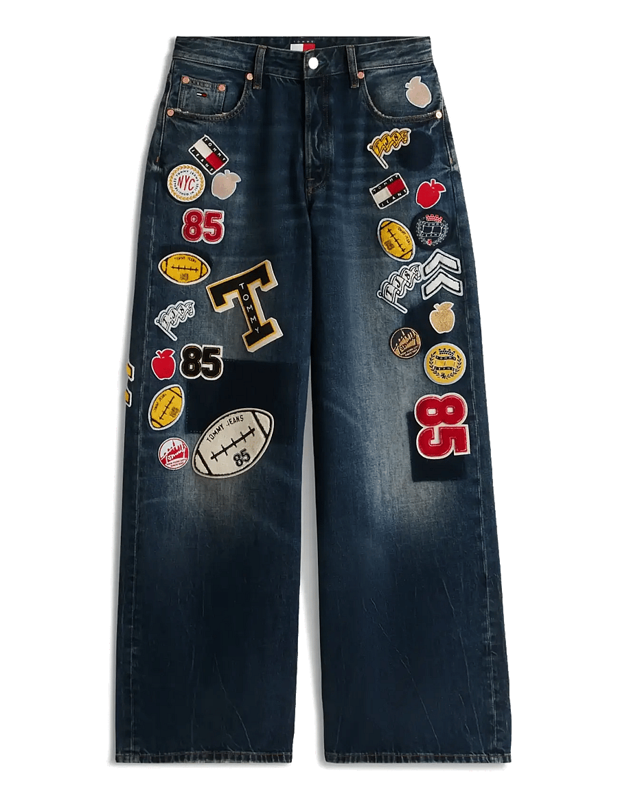 Tommy Jeans - CHARLIE MID RISE LOOSE DJ2058 - laiad teksad - denim dark - 1