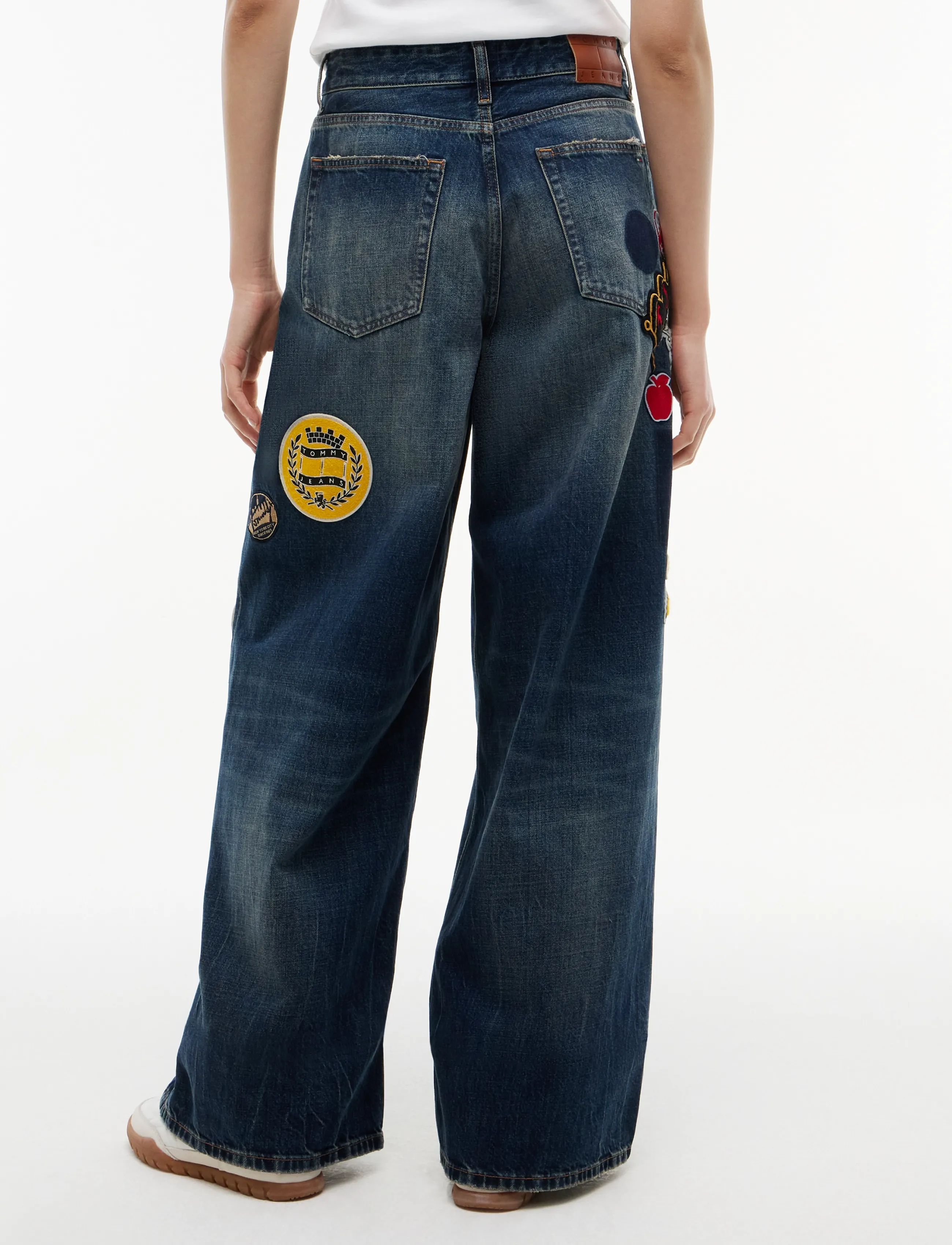 Tommy Jeans - CHARLIE MID RISE LOOSE DJ2058 - laiad teksad - denim dark - 2