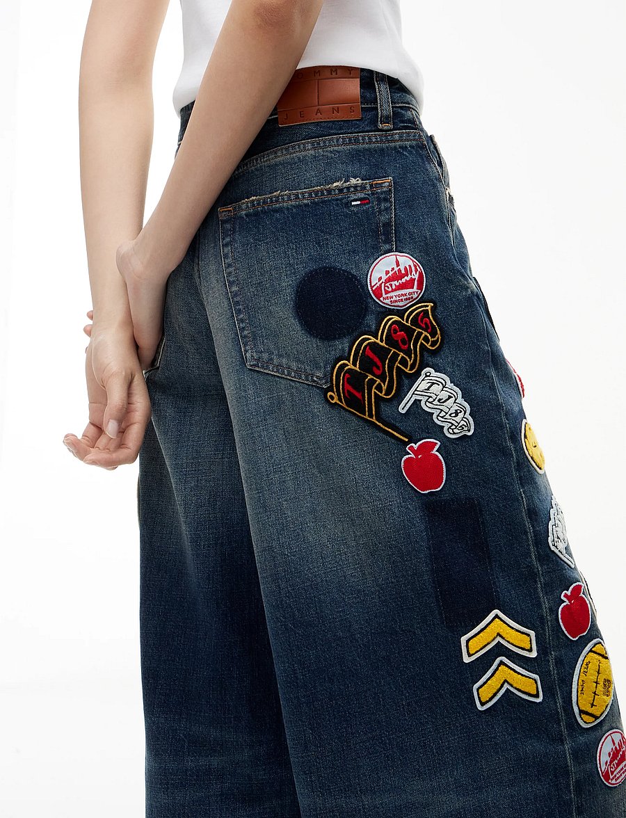 Tommy Jeans - CHARLIE MID RISE LOOSE DJ2058 - laiad teksad - denim dark - 5