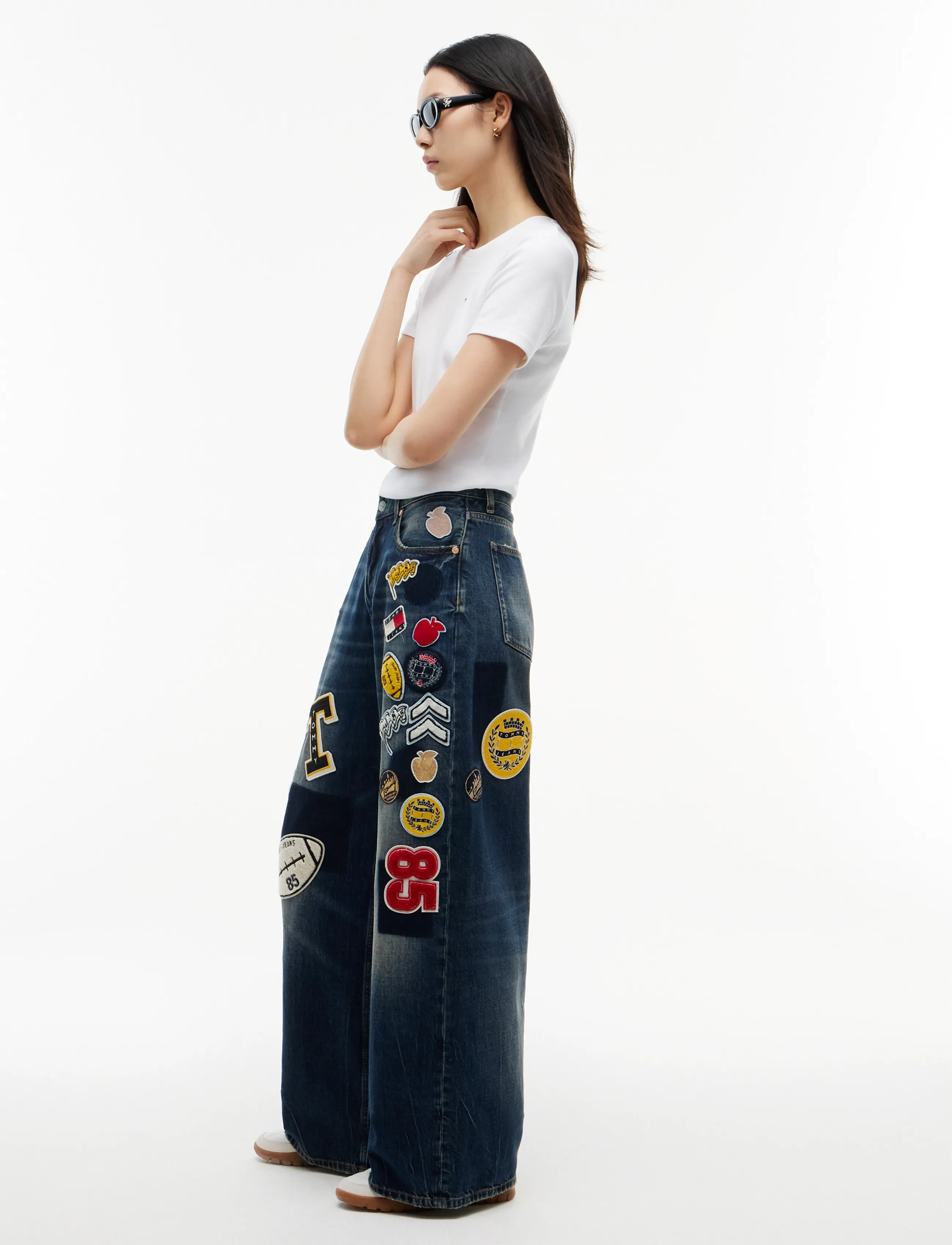 TOMMY JEANS Charlie Mid Rise Loose Dj2058 jeans dam – bild 6