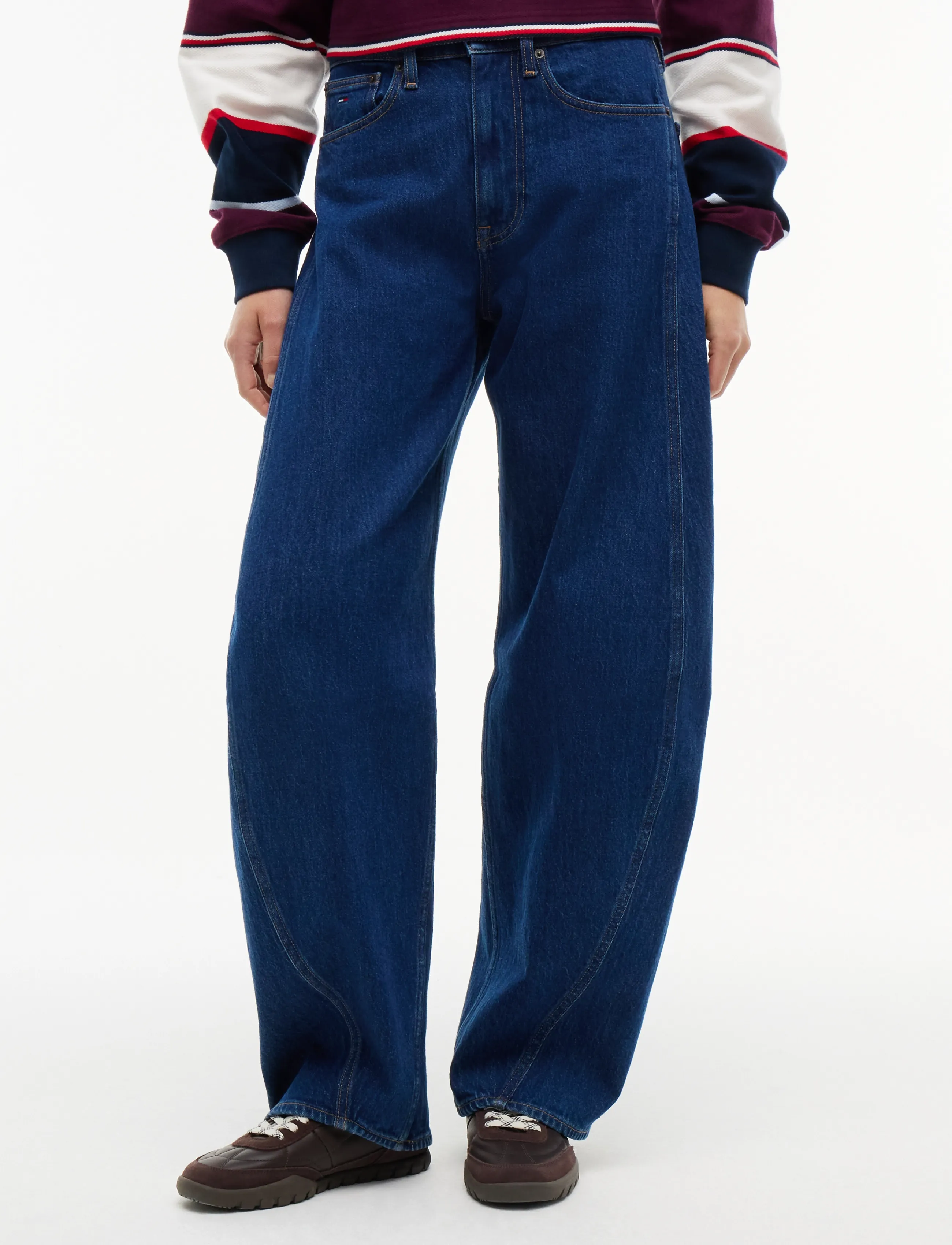 Tommy Jeans ELLA HIGH RISE BARREL AI4159 - Tommy Jeans - DENIM DARK / blue