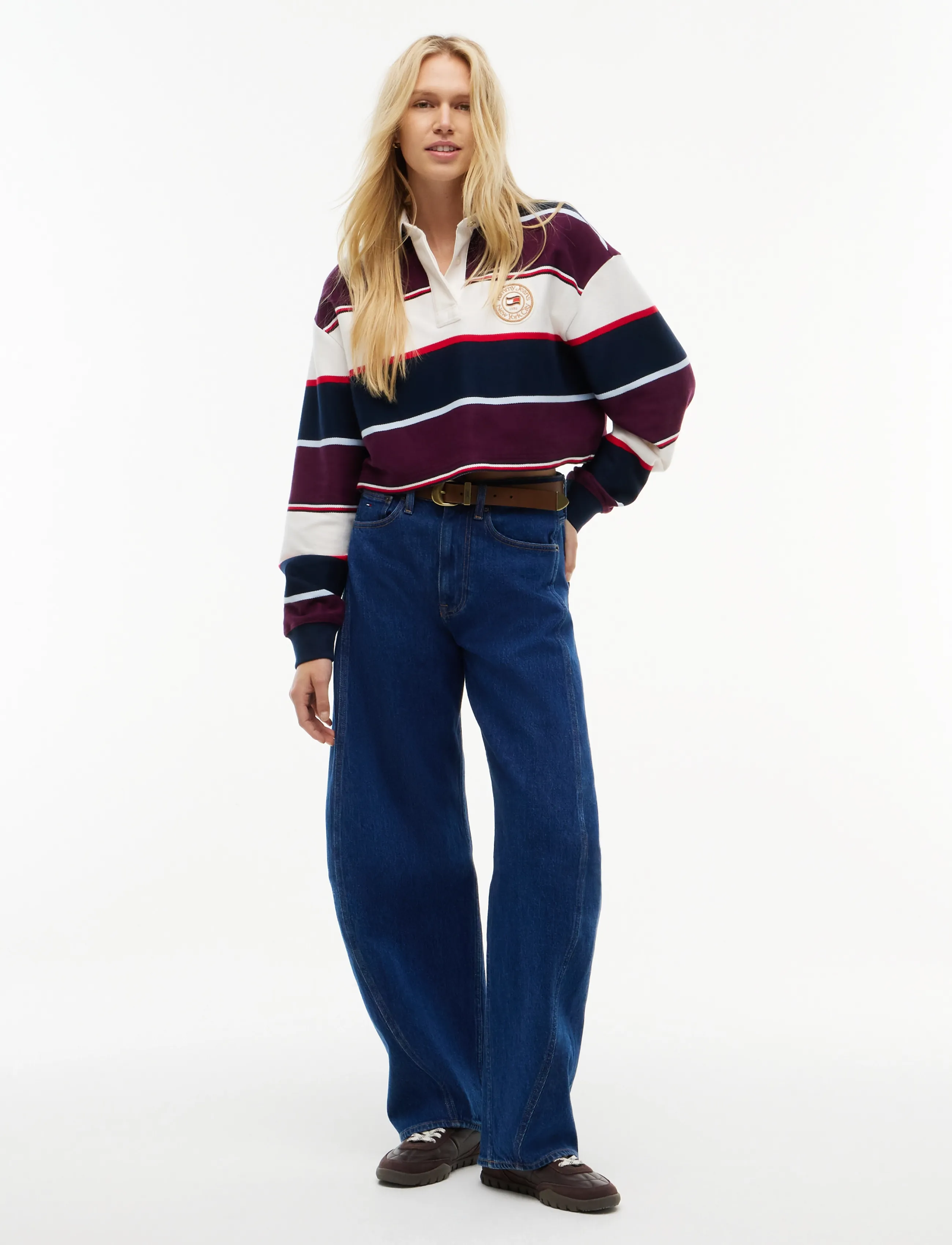 Tommy Jeans - ELLA HIGH RISE BARREL AI4159 - barrel jeans - denim dark - 4