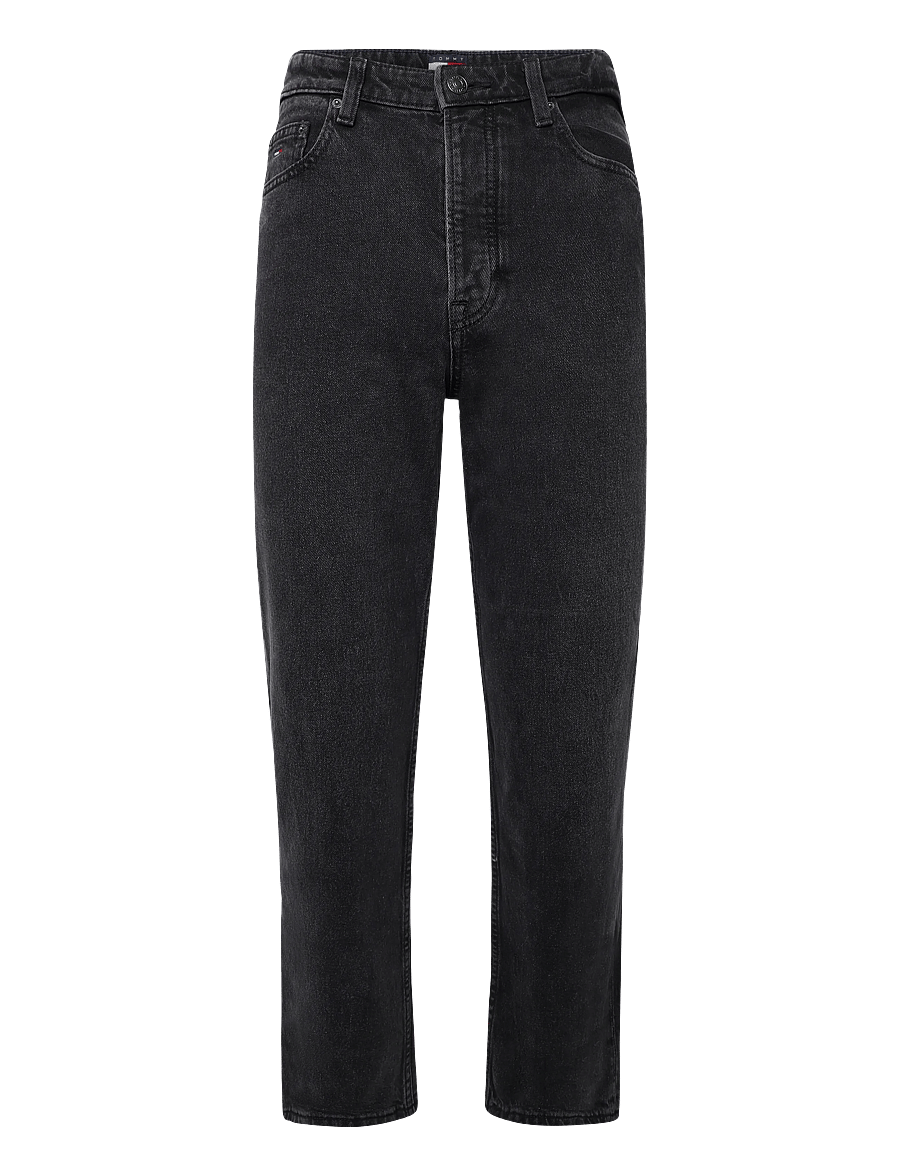 Tommy Jeans - LAYLA HIGH RISE STRAIGHT DJA180 - tiesaus kirpimo džinsai - denim black - 1