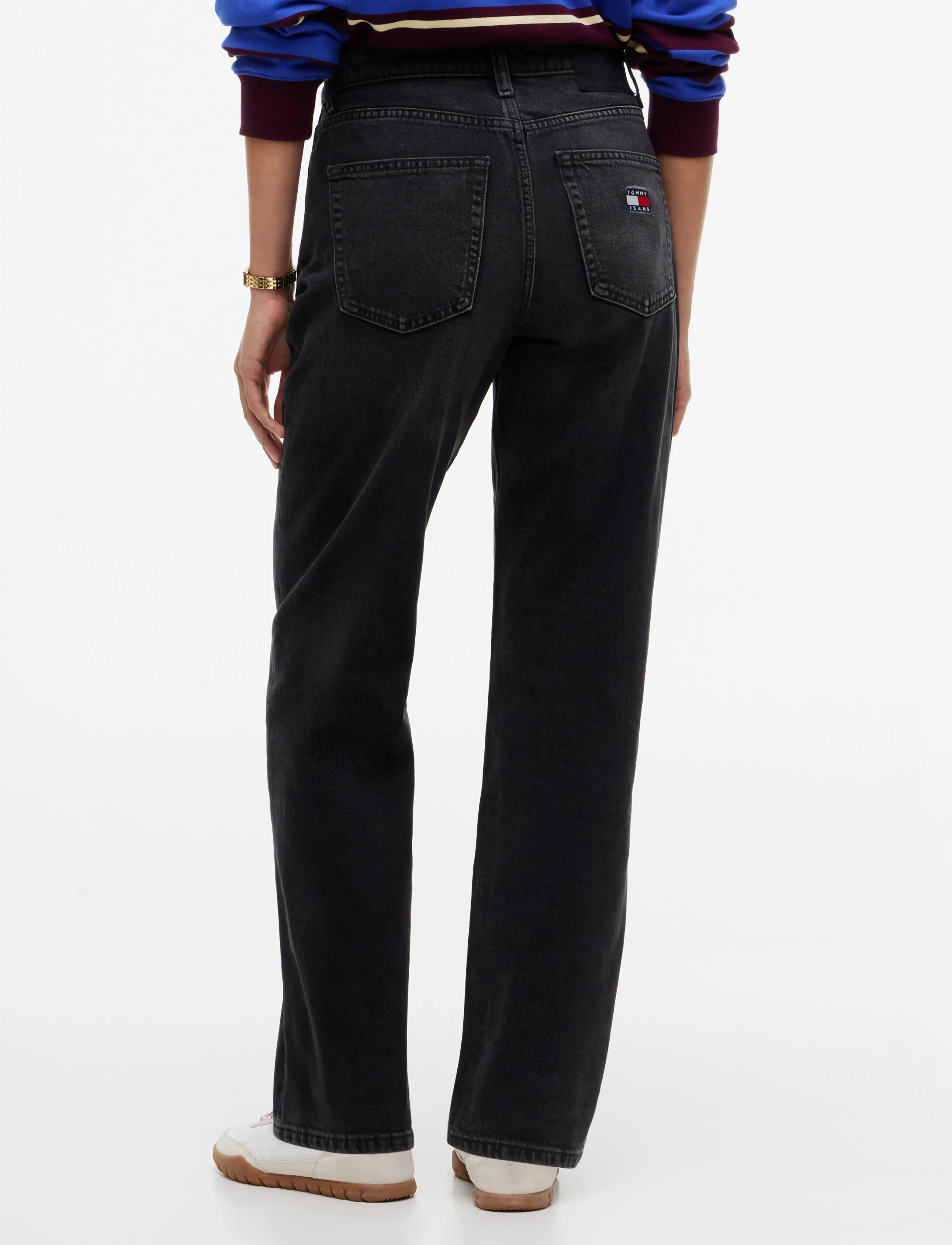 Tommy Jeans - LAYLA HIGH RISE STRAIGHT DJA180 - regular jeans - denim black - 3