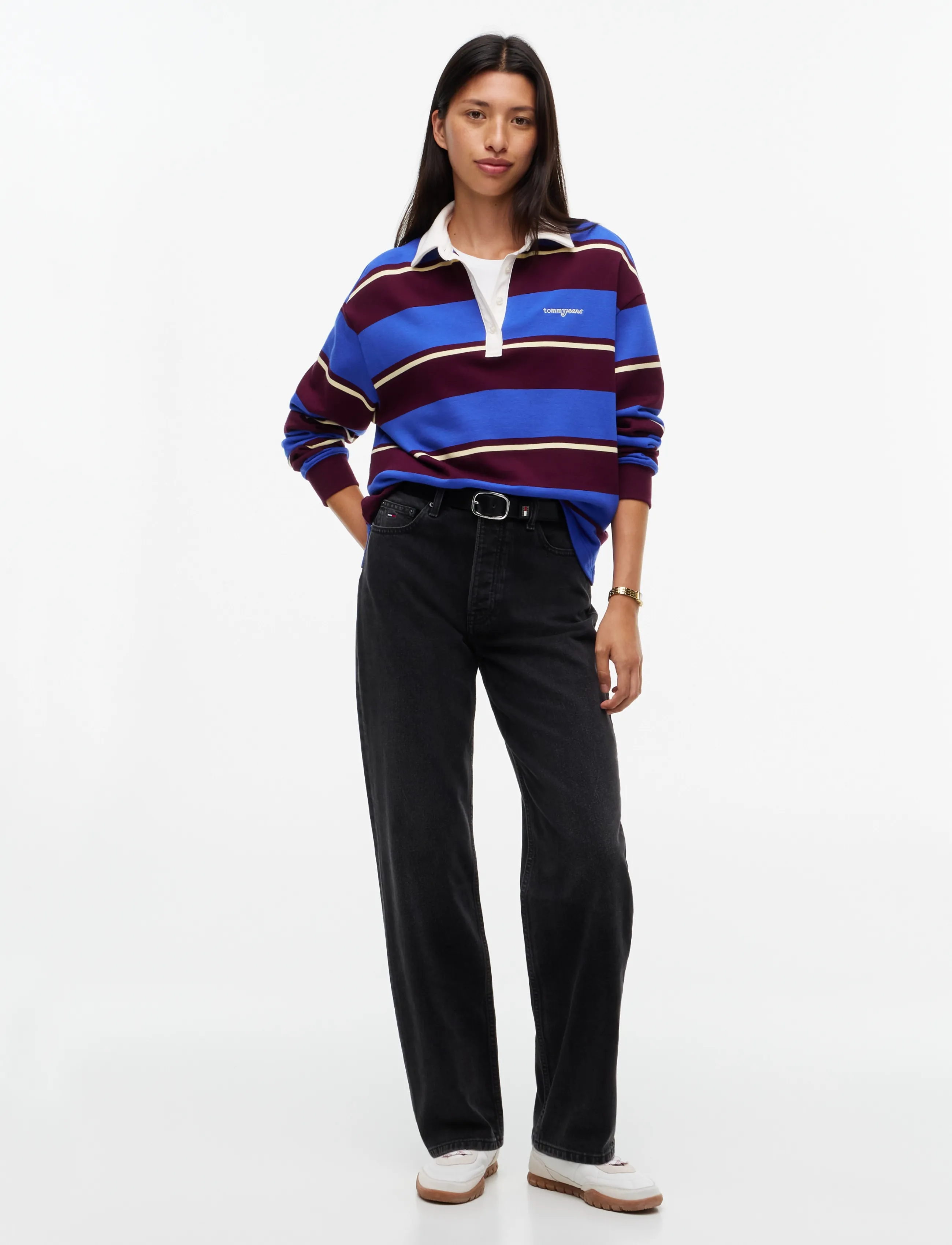 Tommy Jeans - LAYLA HIGH RISE STRAIGHT DJA180 - regular jeans - denim black - 4