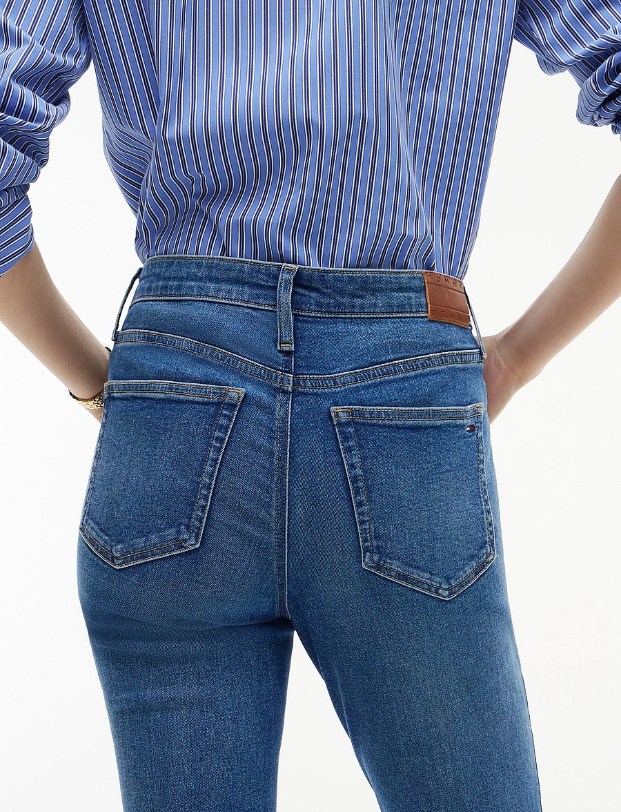 Tommy Jeans - NORA MID RISE SKINNY DJ0239 - kitsad teksad - denim medium - 5