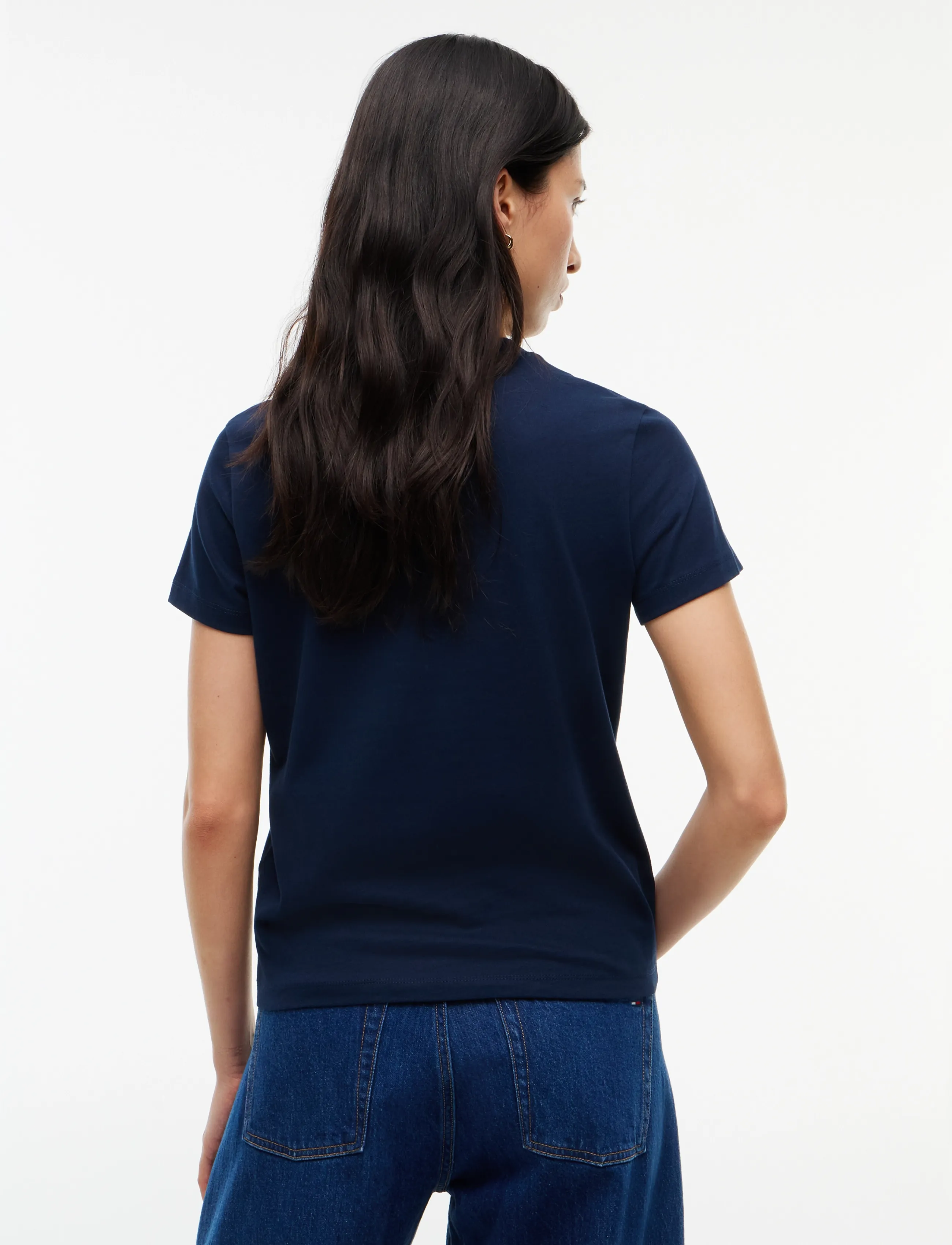 Tommy Jeans - TJW REG VARSITY CREST SS TEE - dark blue - 2