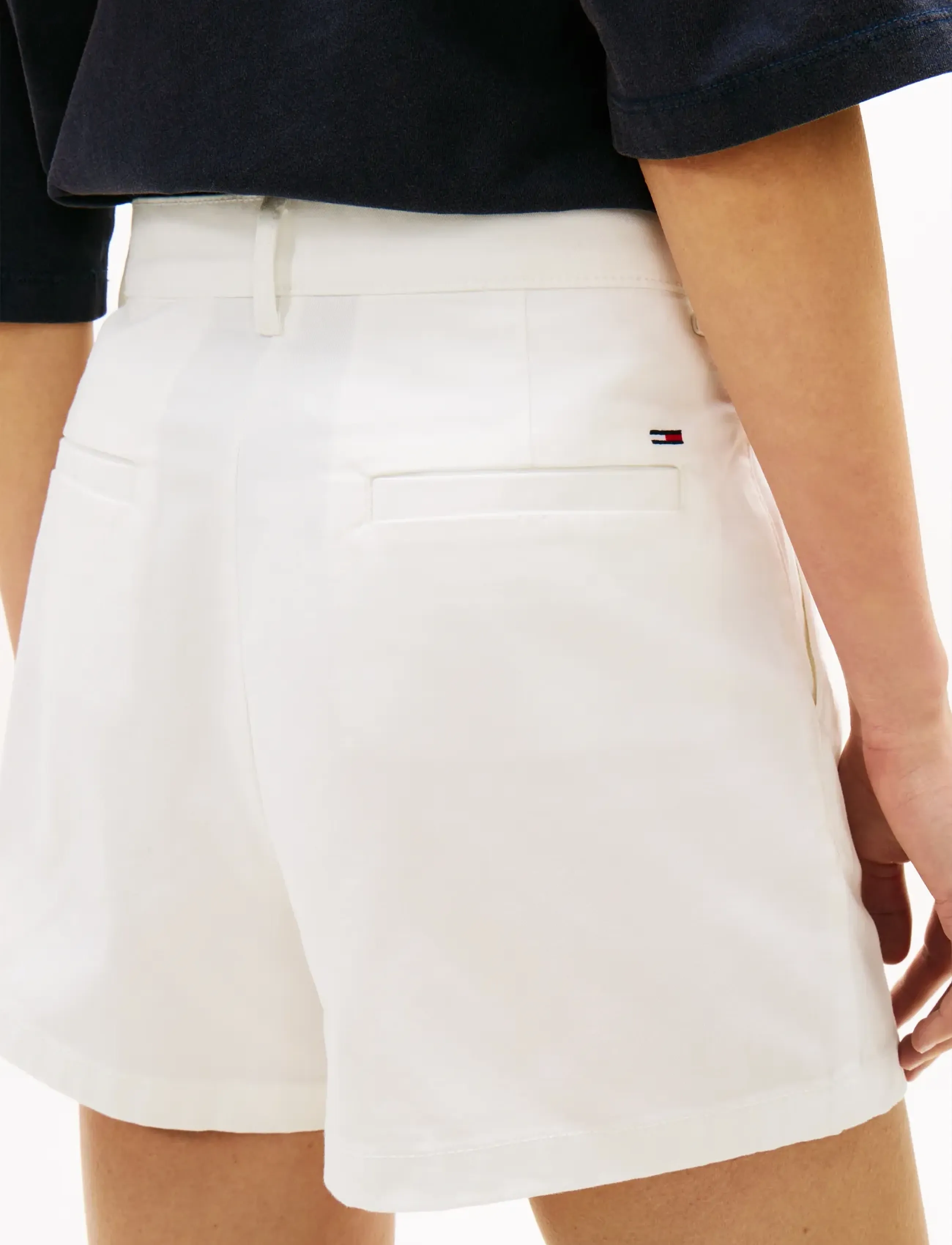 Tommy Jeans - TJW CLAIRE HR PLEATED SHORTS - chino shorts - ecru - 4