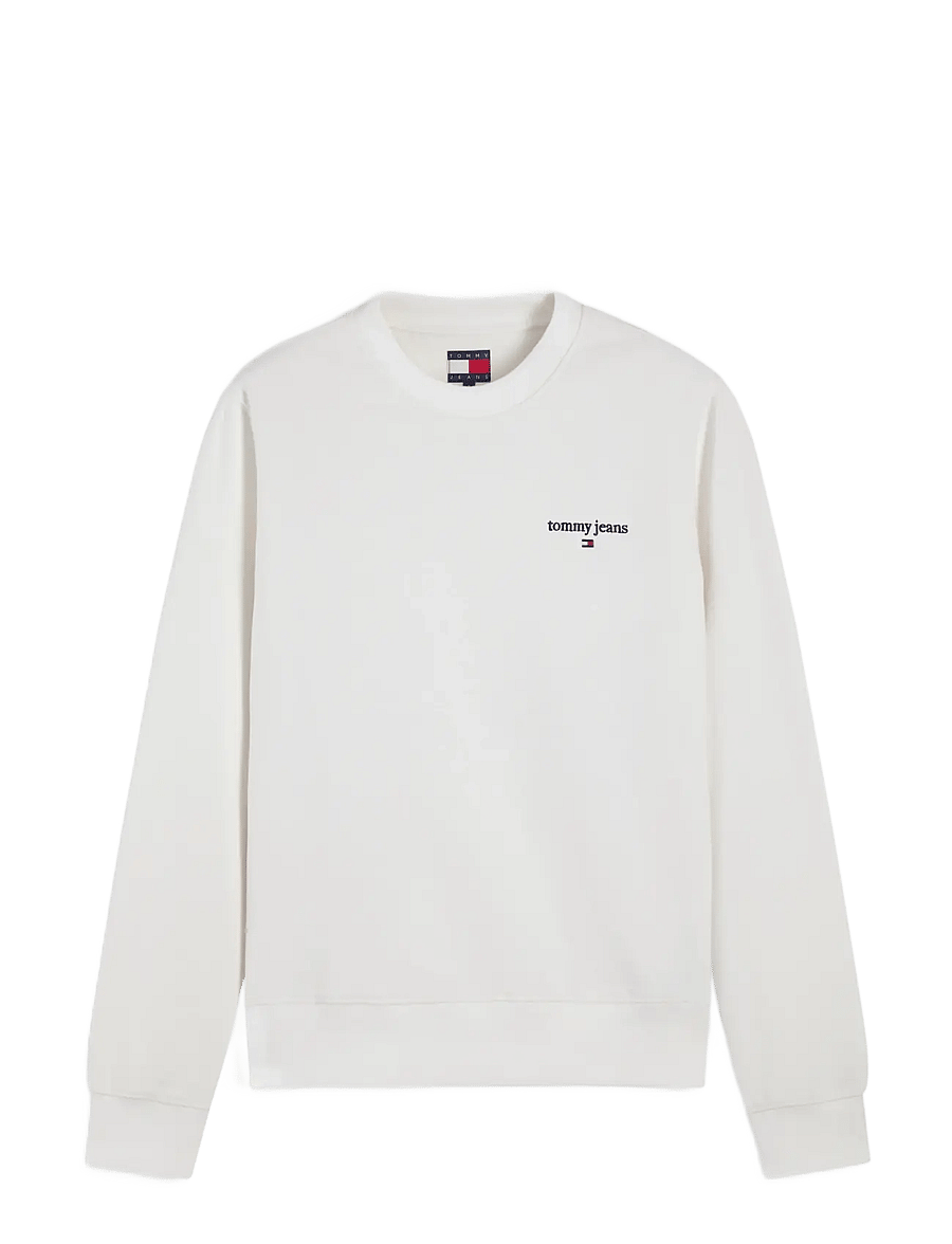 Tommy Jeans - TJW REG CLASSIC LOGO CREW - sporta džemperi - ecru - 1