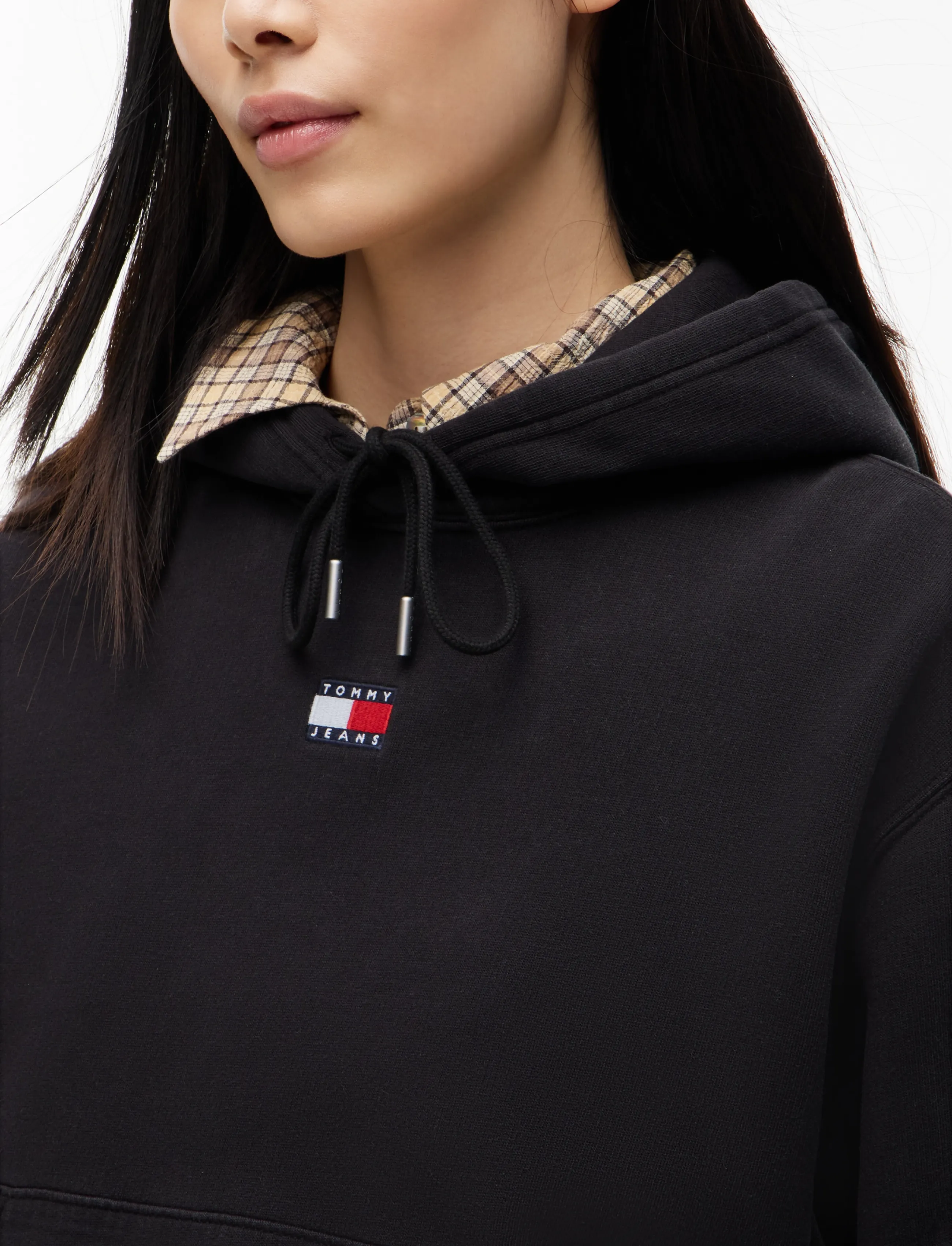 Tommy Jeans - TJW BADGE HOODIE EXT - kapuzenpullover - black - 3