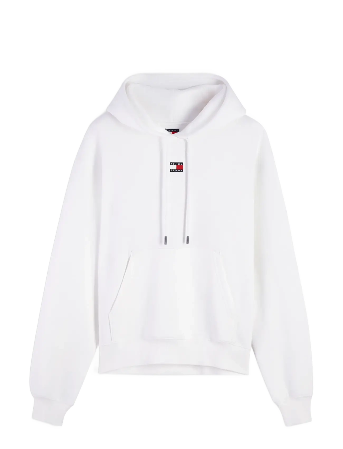 Tommy Jeans TJW BADGE HOODIE EXT - Sweatshirts - ECRU / white