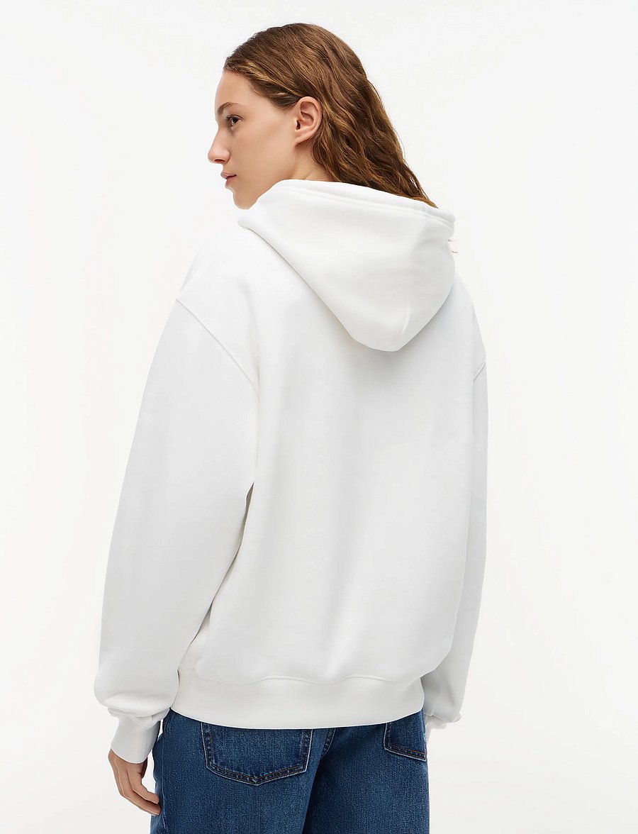 Tommy Jeans - TJW BADGE HOODIE EXT - hættetrøjer - ecru - 2