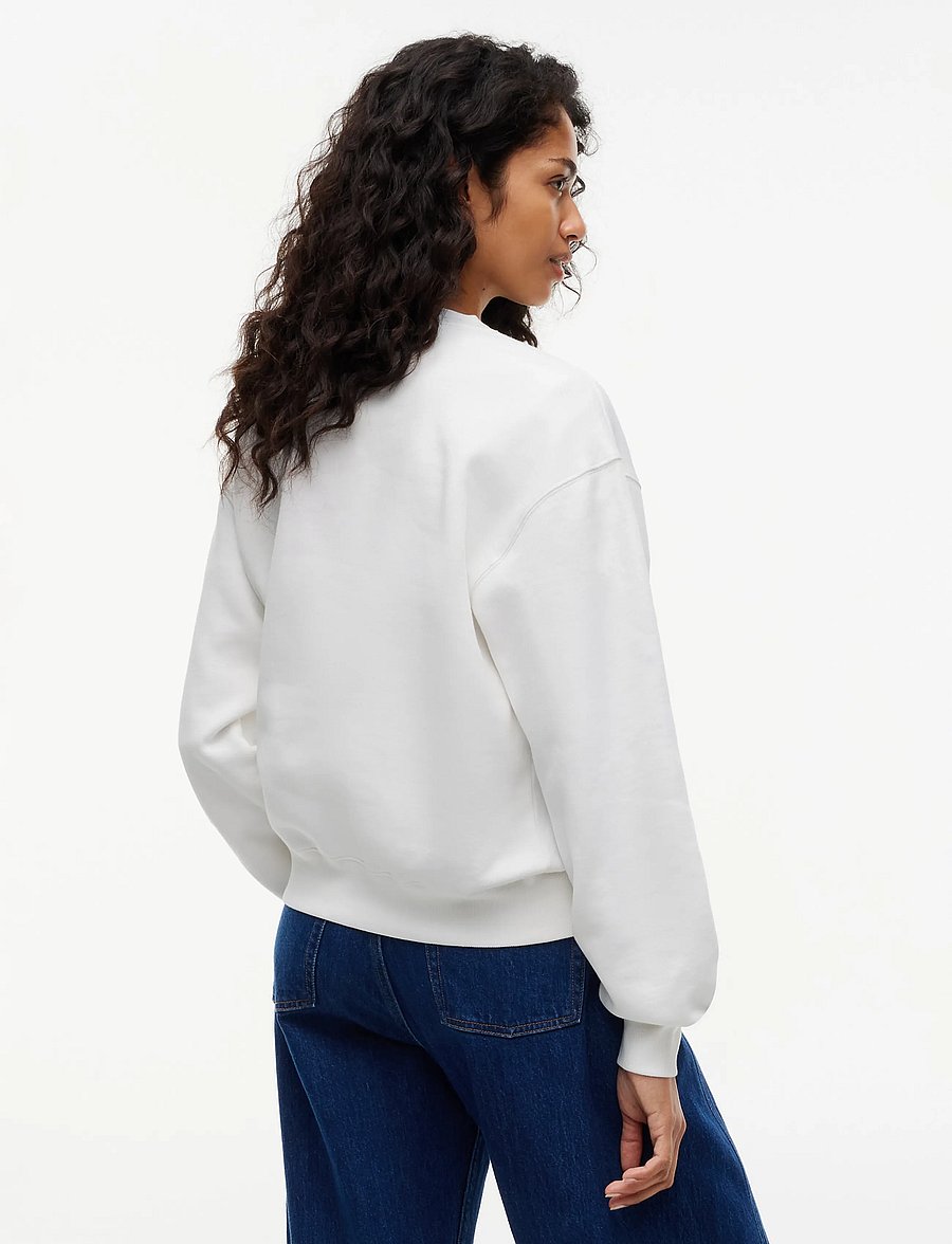 Tommy Jeans - TJW BADGE CREW EXT - sweatshirts - ecru - 2