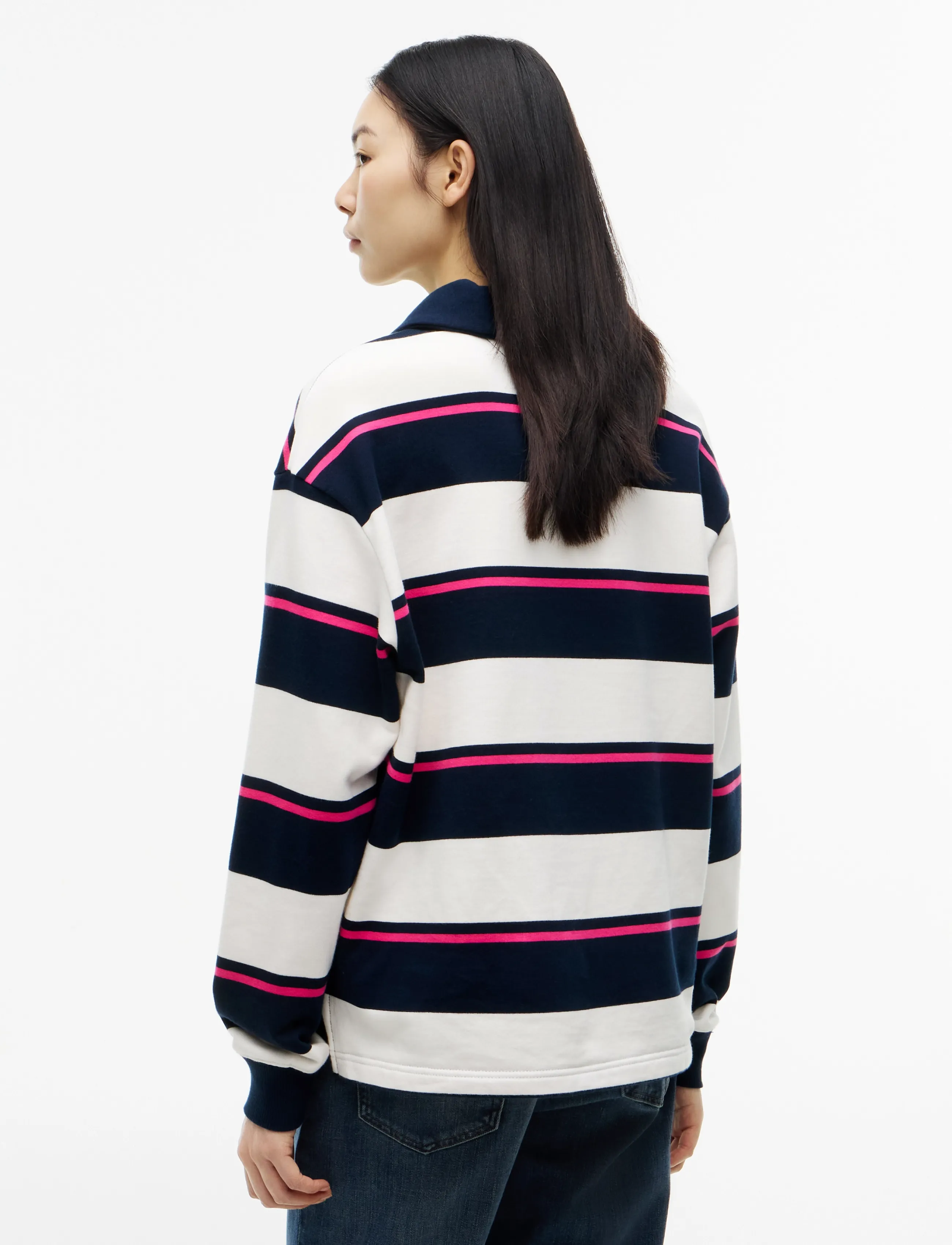 Tommy Jeans - TJW RLX SCRIPT RUGBY - off white   stripe - 2