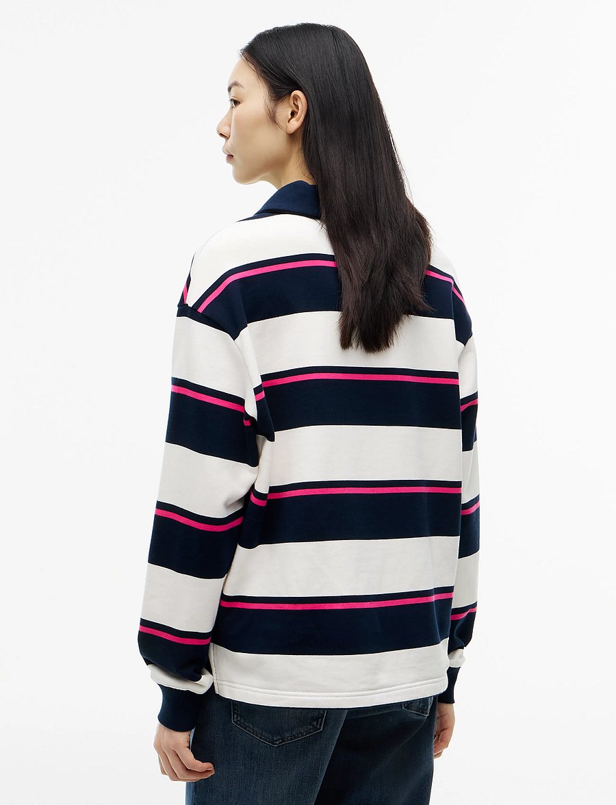 Tommy Jeans - TJW RLX SCRIPT RUGBY - poloshirts - off white stripe - 2