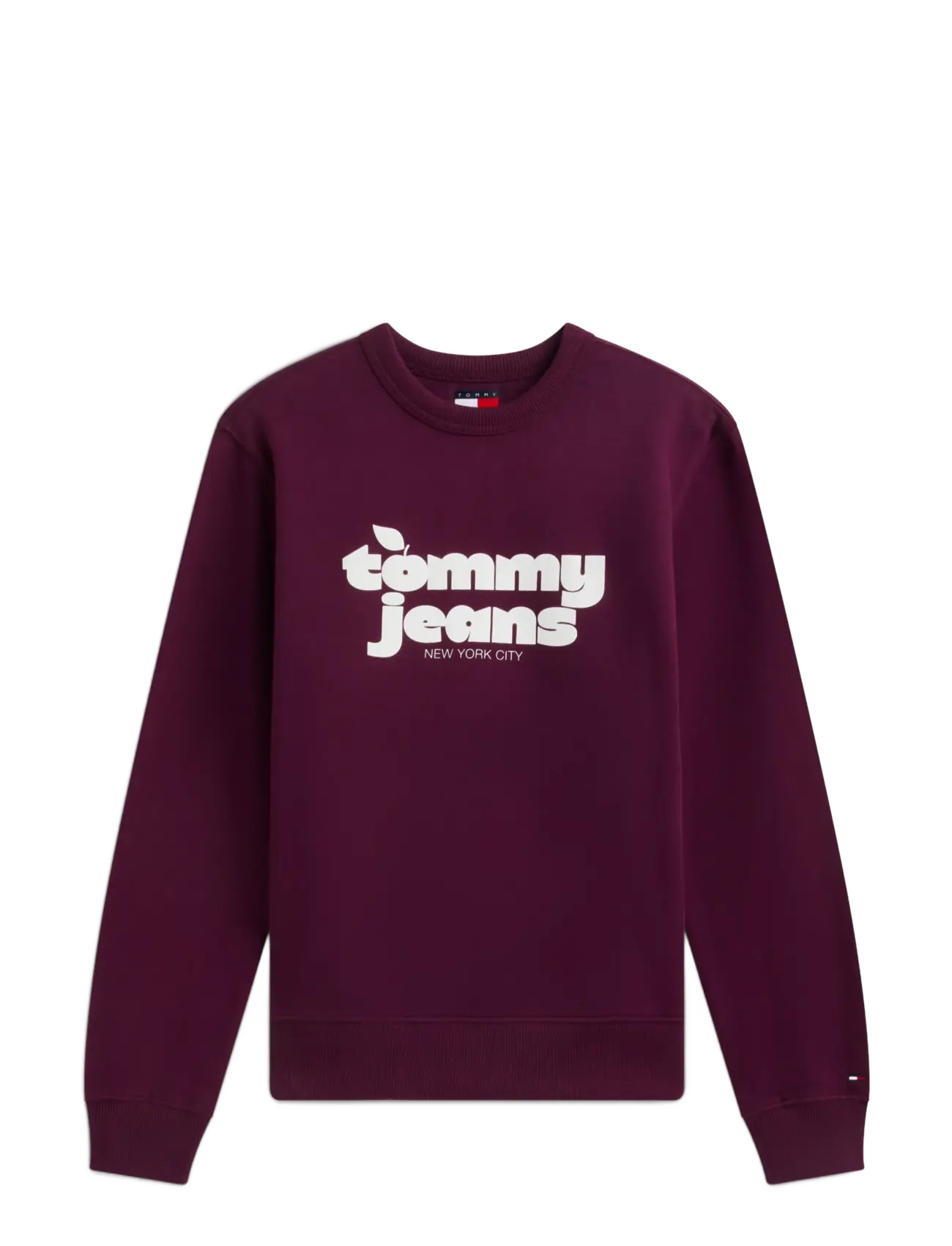 Tommy Jeans - TJW REG NOVELTY CREW EXT - sweatshirts - calypso berry - 1