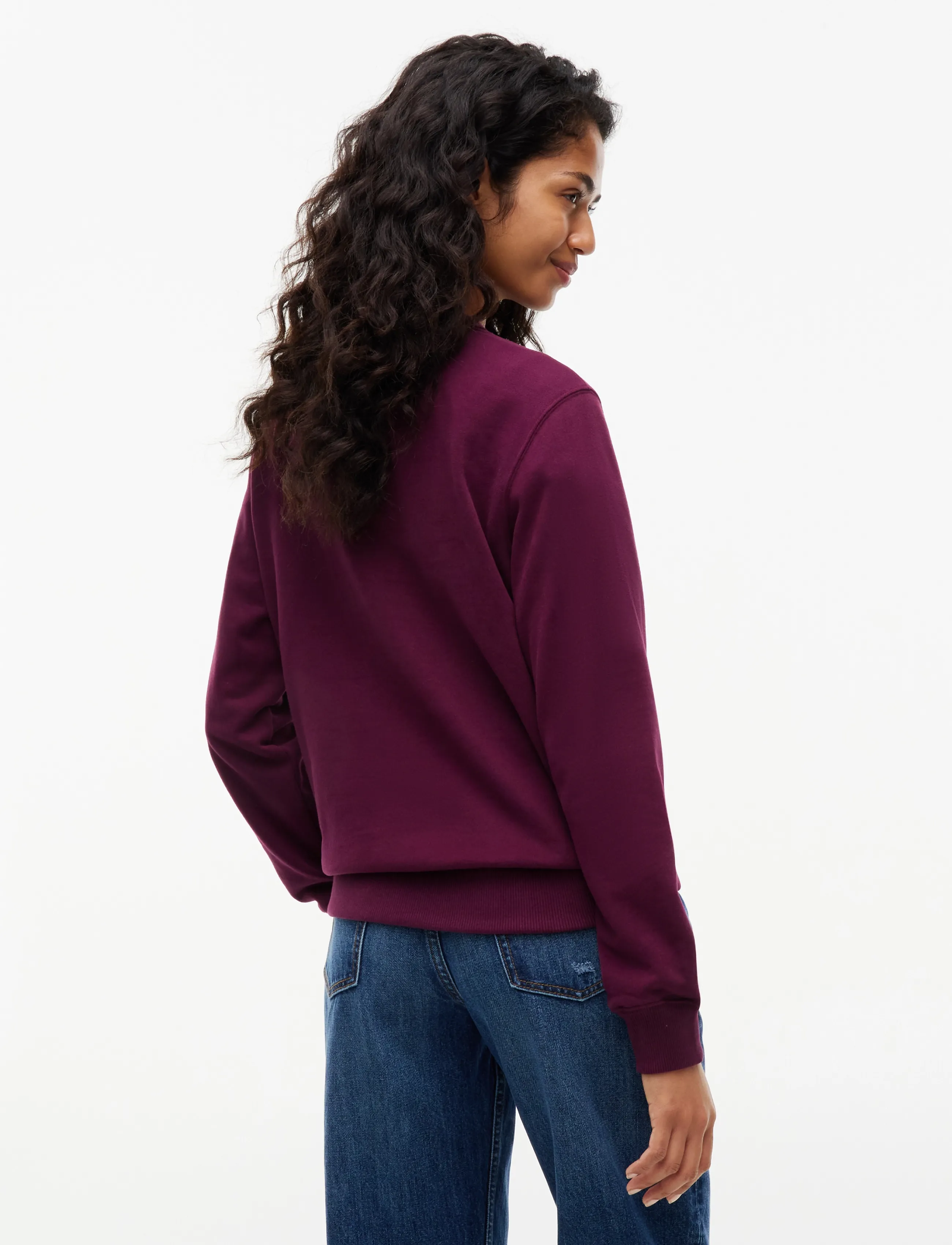 Tommy Jeans - TJW REG NOVELTY CREW EXT - sweatshirts - calypso berry - 2