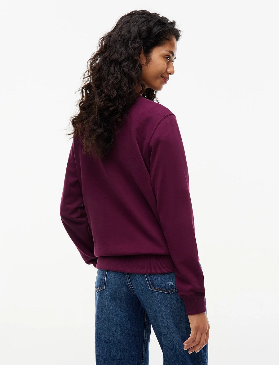 Tommy Jeans - TJW REG NOVELTY CREW EXT - sweatshirts - calypso berry - 2
