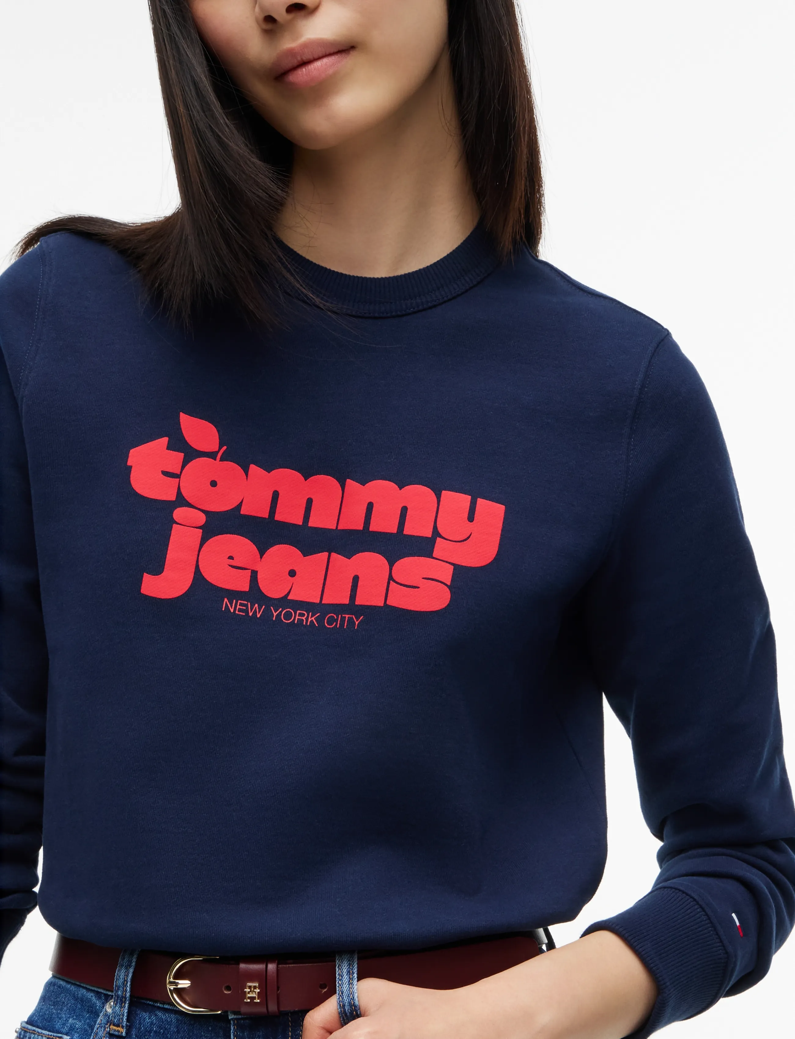 Tommy Jeans - TJW REG NOVELTY CREW EXT - sweatshirts - dark blue - 3