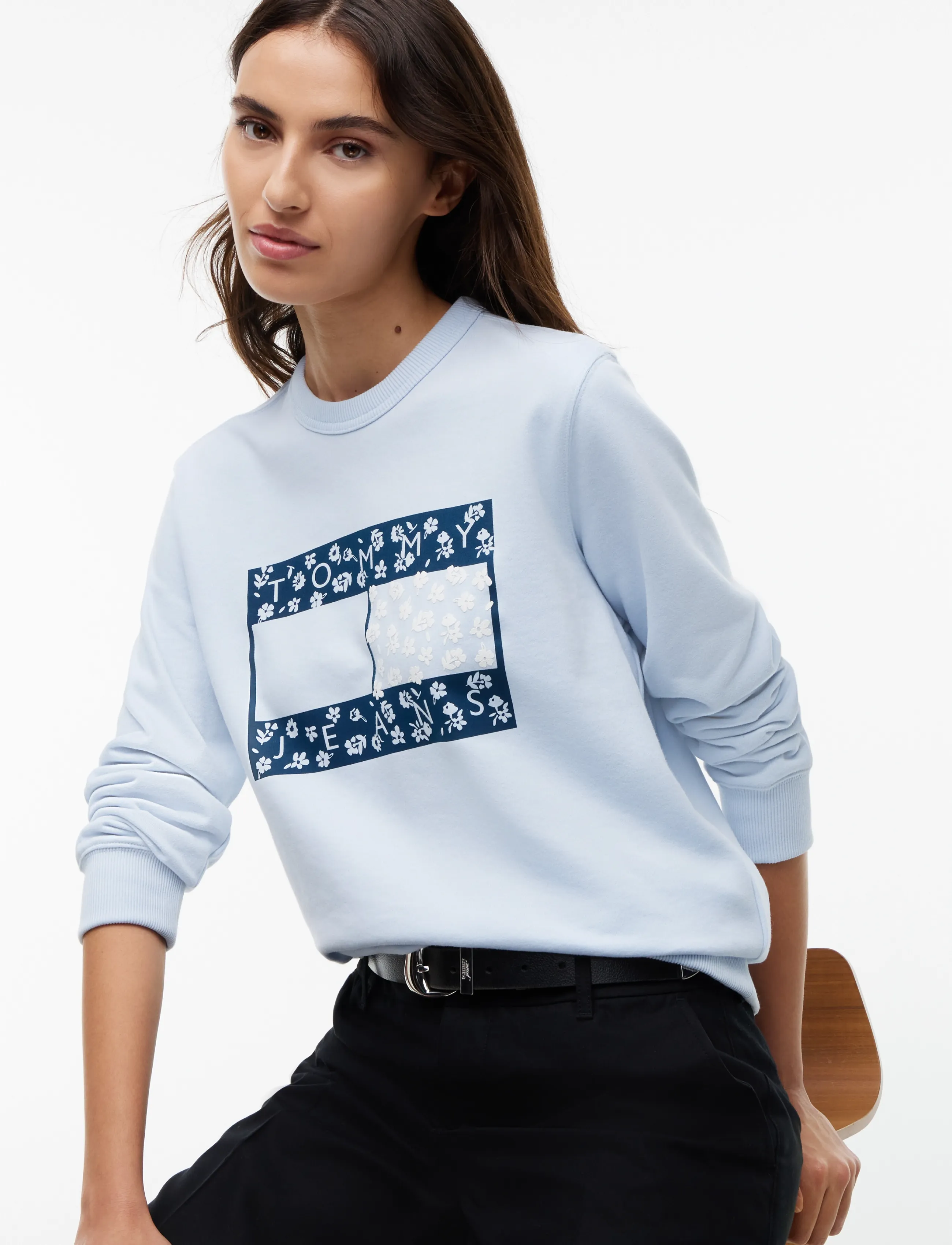 Tommy Jeans - TJW REG NOVELTY CREW EXT - sweatshirts - sheer blue - 3