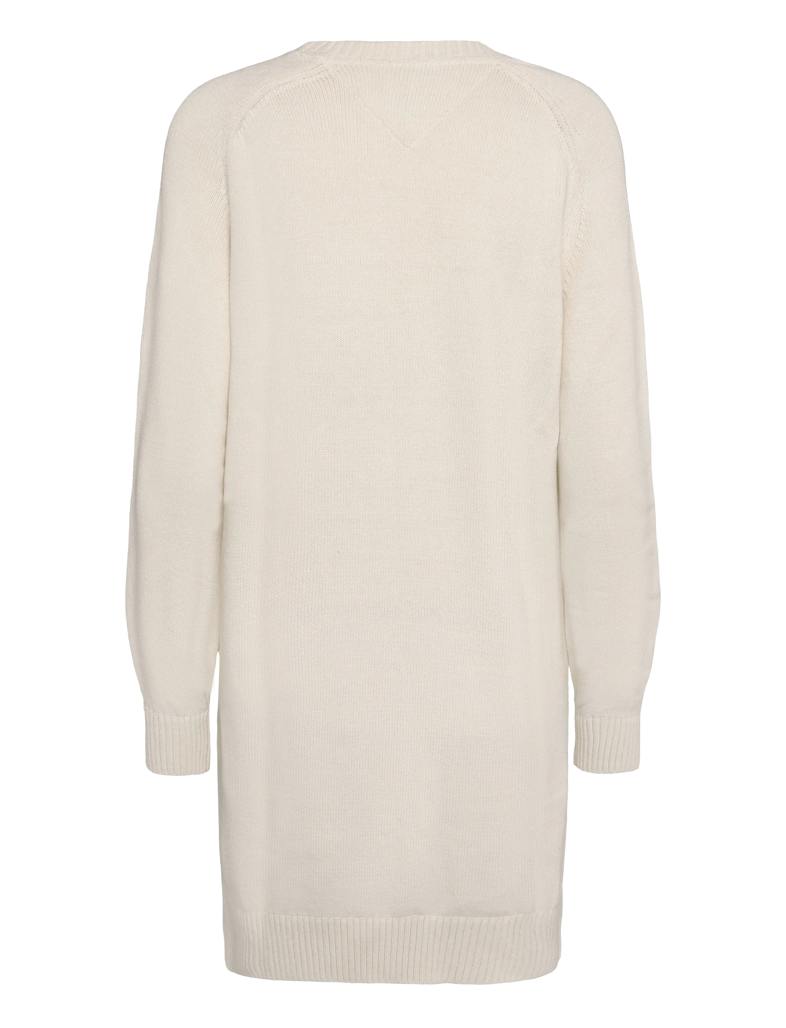 Tommy Jeans - TJW SWEATER FLAG DRESS EXT - strikkjoler - off white - 2