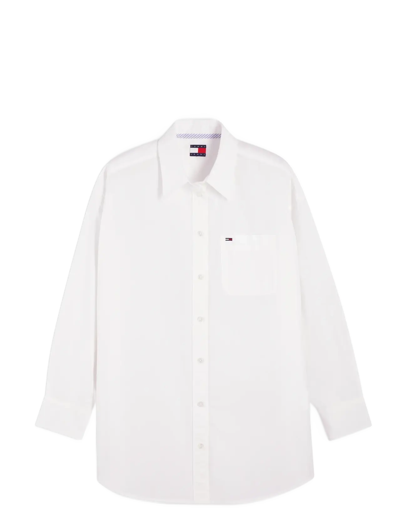 Tommy Jeans TJW OVS ESSENTIAL SHIRT EXT - Hverdags stil - ECRU / white