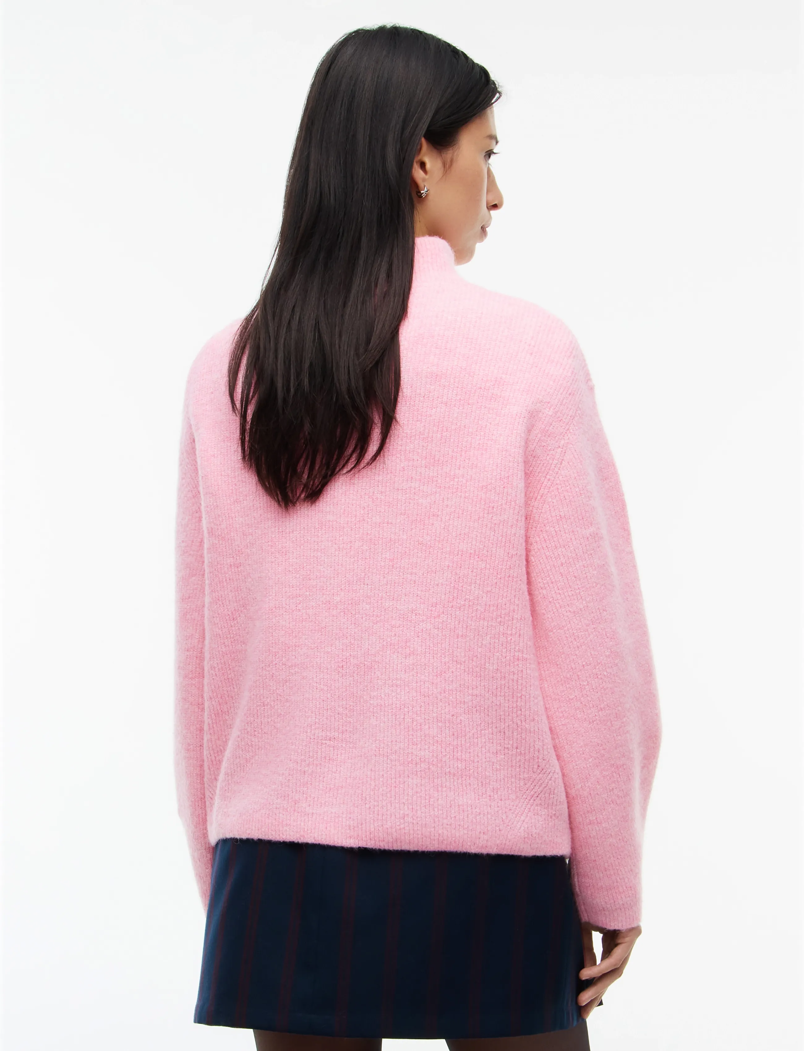 Tommy Jeans - TJW MOCKNECK BADGE SWEATER EXT - pullover - pink sugar - 2
