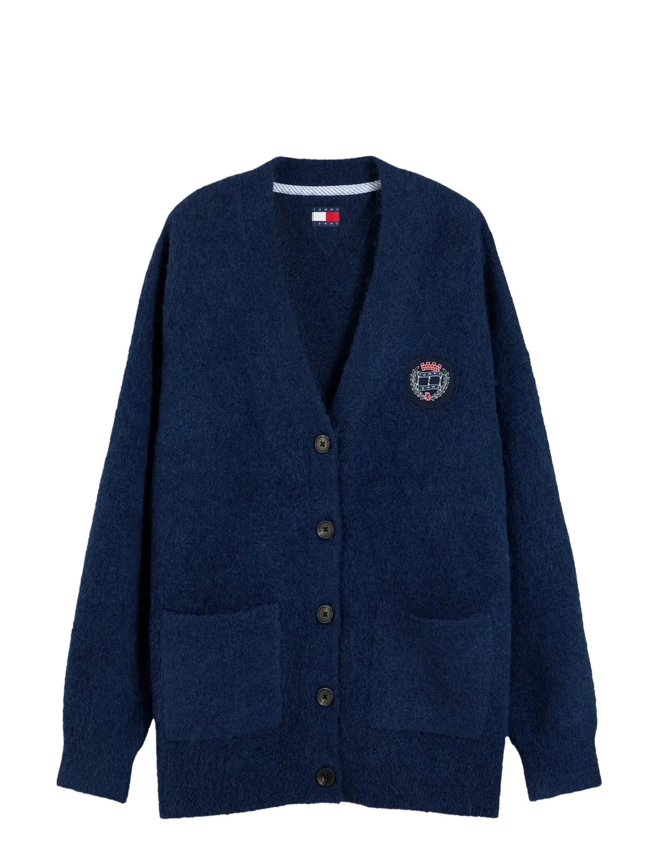 Tommy Jeans TJW ALPACA OVS CARDIGAN - Strickjacken - DARK BLUE / navy