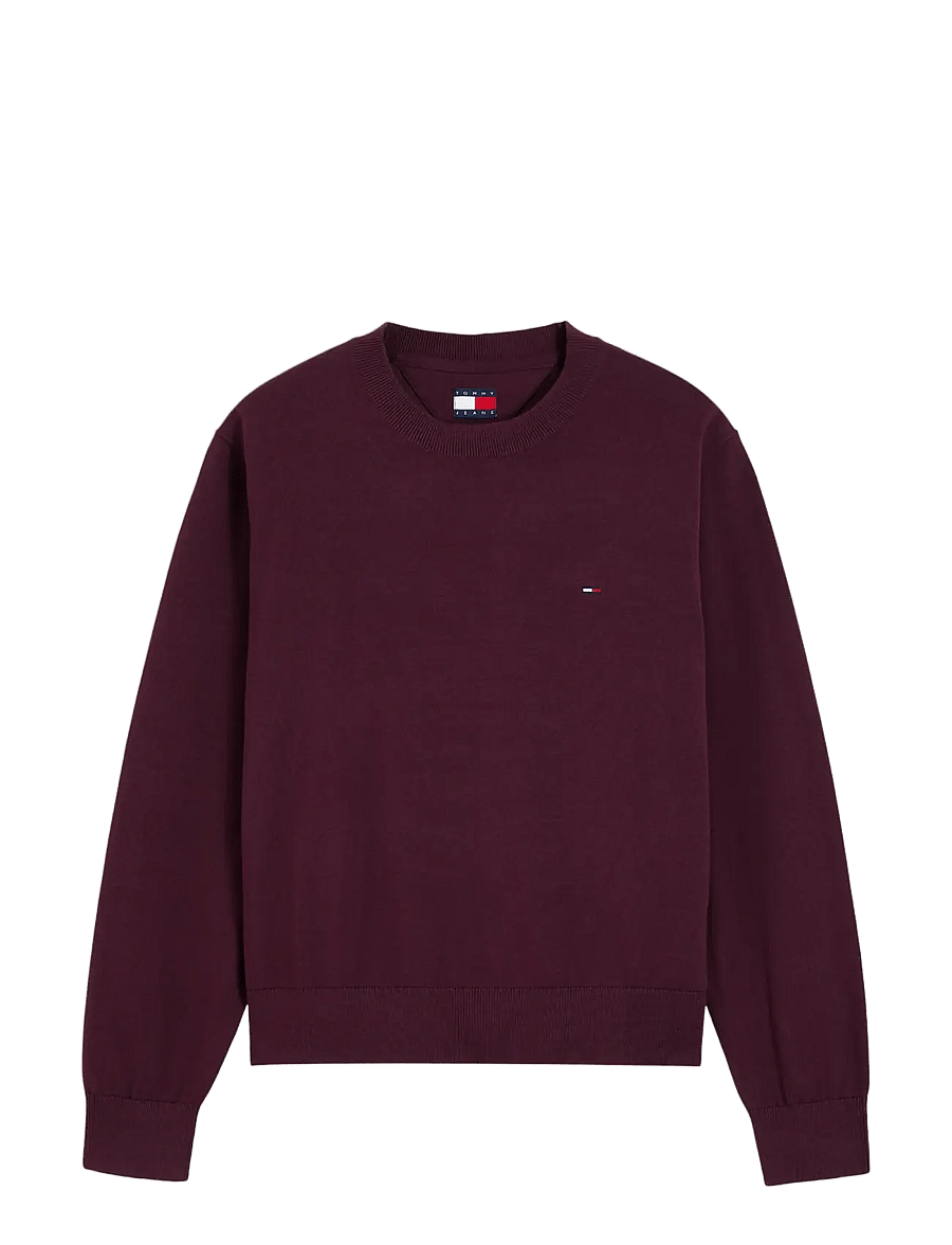 Tommy Jeans - TJW ESSENTIAL CREW SWEATER EXT - kampsunid - calypso berry - 1