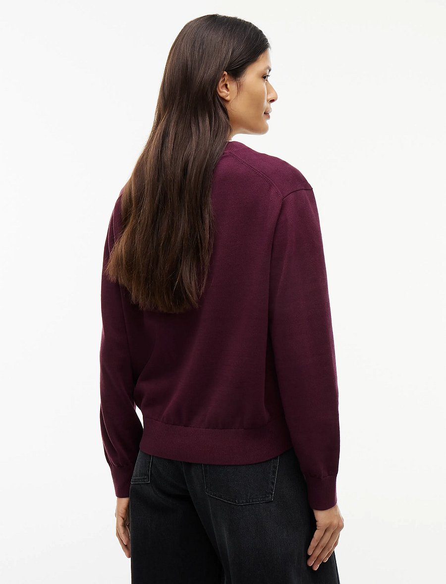 Tommy Jeans - TJW ESSENTIAL CREW SWEATER EXT - kampsunid - calypso berry - 2