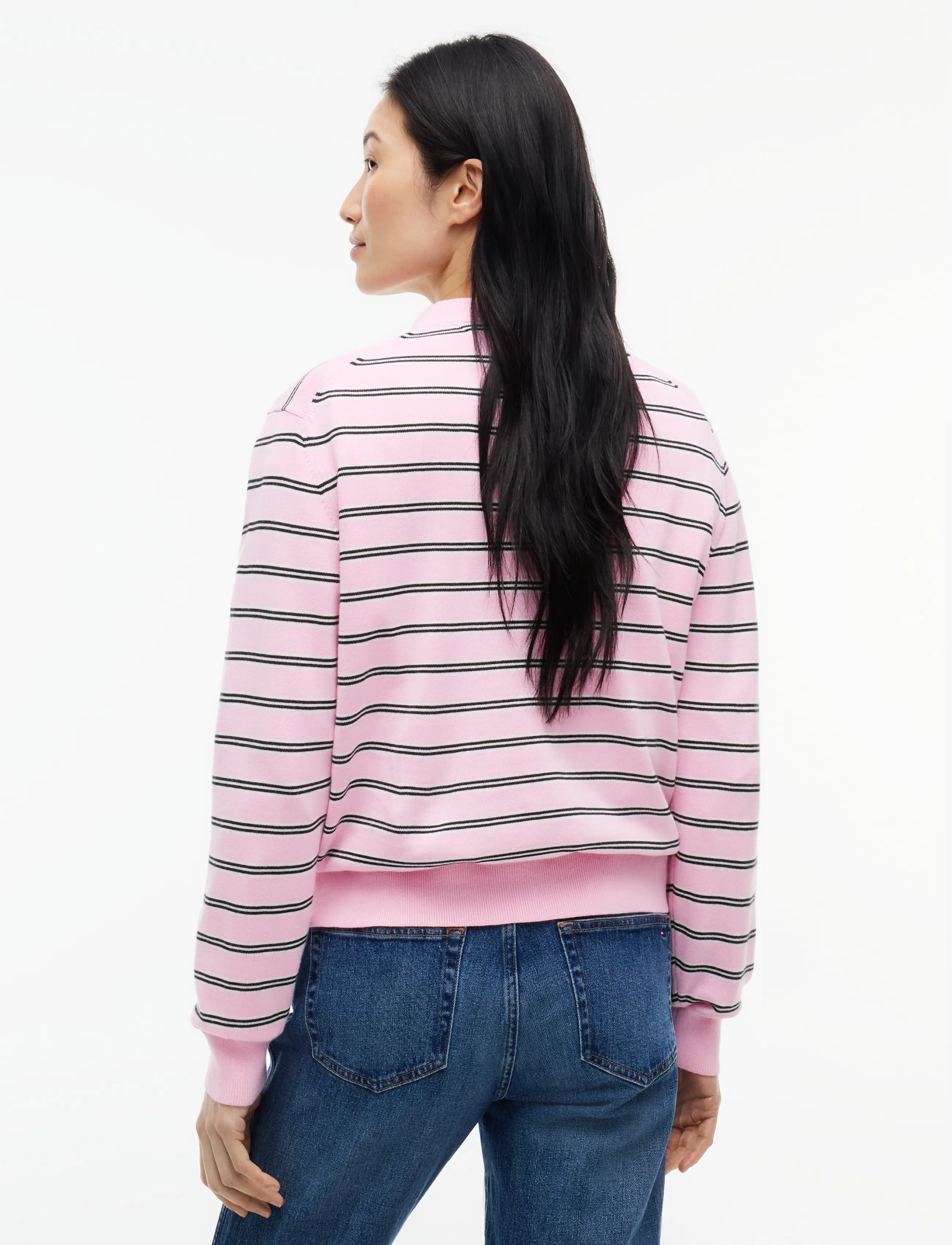 Tommy Jeans - TJW ESSENTIAL CREW SWEATER EXT - pullover - pink sugar   stripe - 2