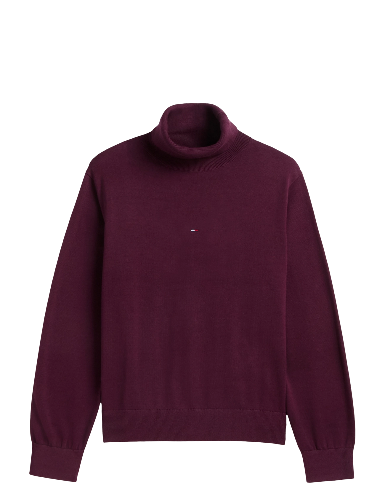 Tommy Jeans - TJW ESSENTIAL TRTLNK SWEATER - polotröjor - calypso berry - 1