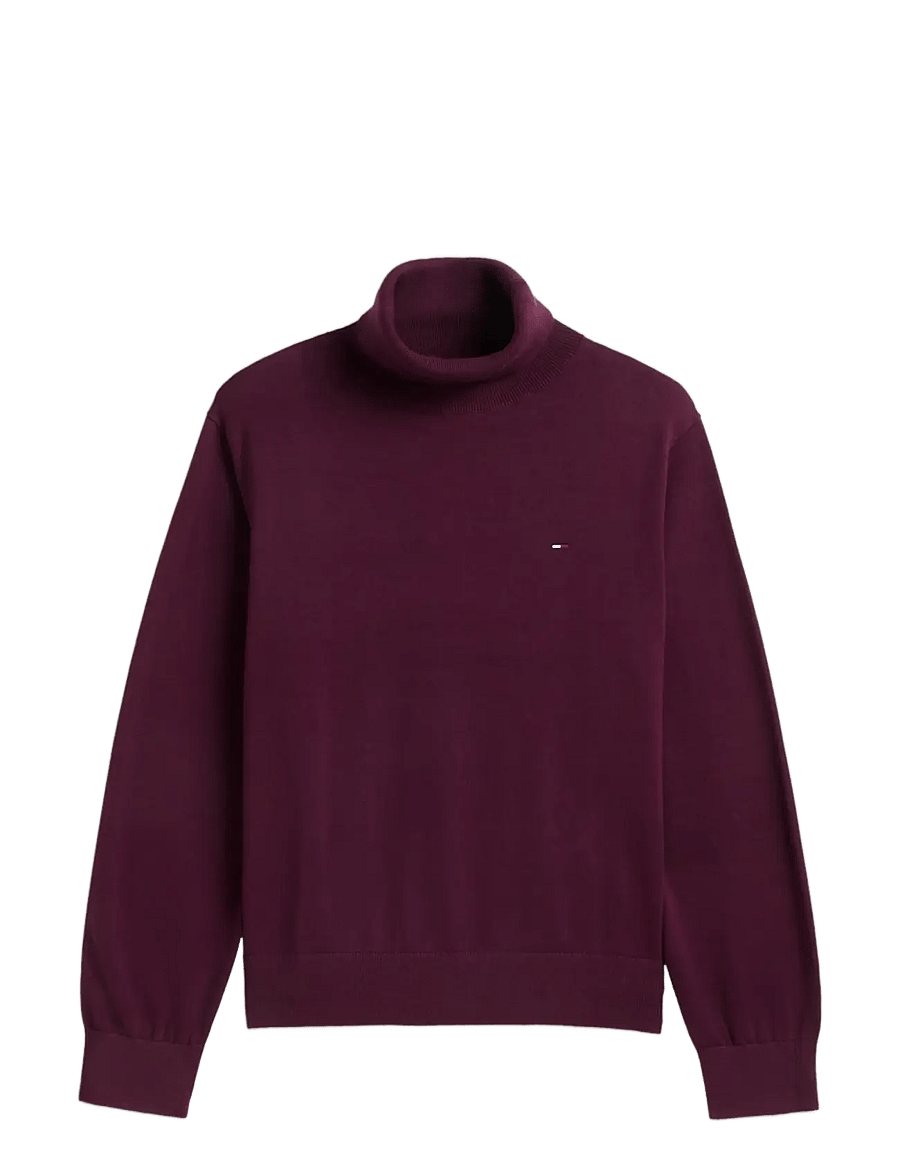 Tommy Jeans - TJW ESSENTIAL TRTLNK SWEATER - rullekraver - calypso berry - 1