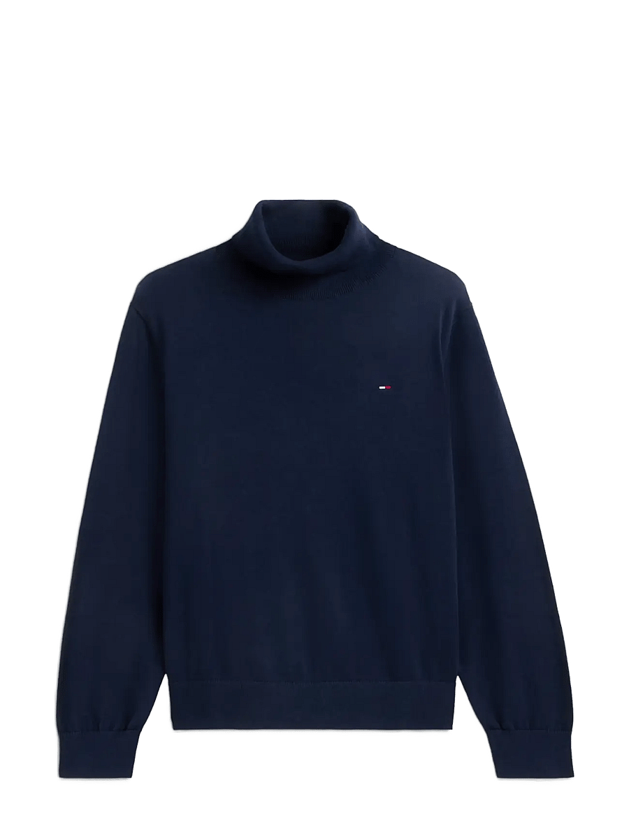 Tommy Jeans - TJW ESSENTIAL TRTLNK SWEATER - turtlenecks - dark blue - 0