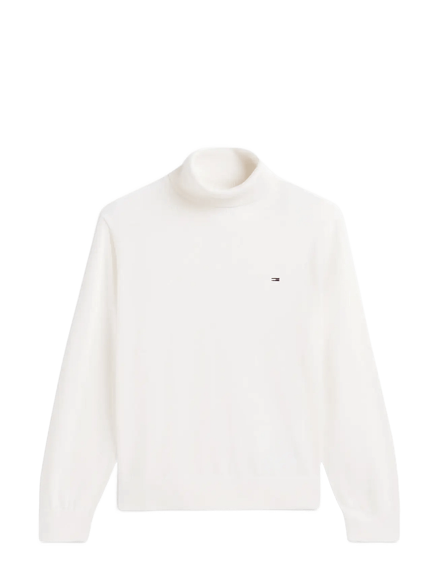 Tommy Jeans - TJW ESSENTIAL TRTLNK SWEATER - rullekraver - off white - 1