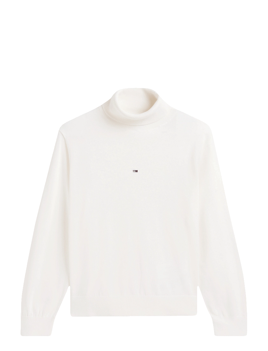 Tommy Jeans - TJW ESSENTIAL TRTLNK SWEATER - polotröjor - off white - 1