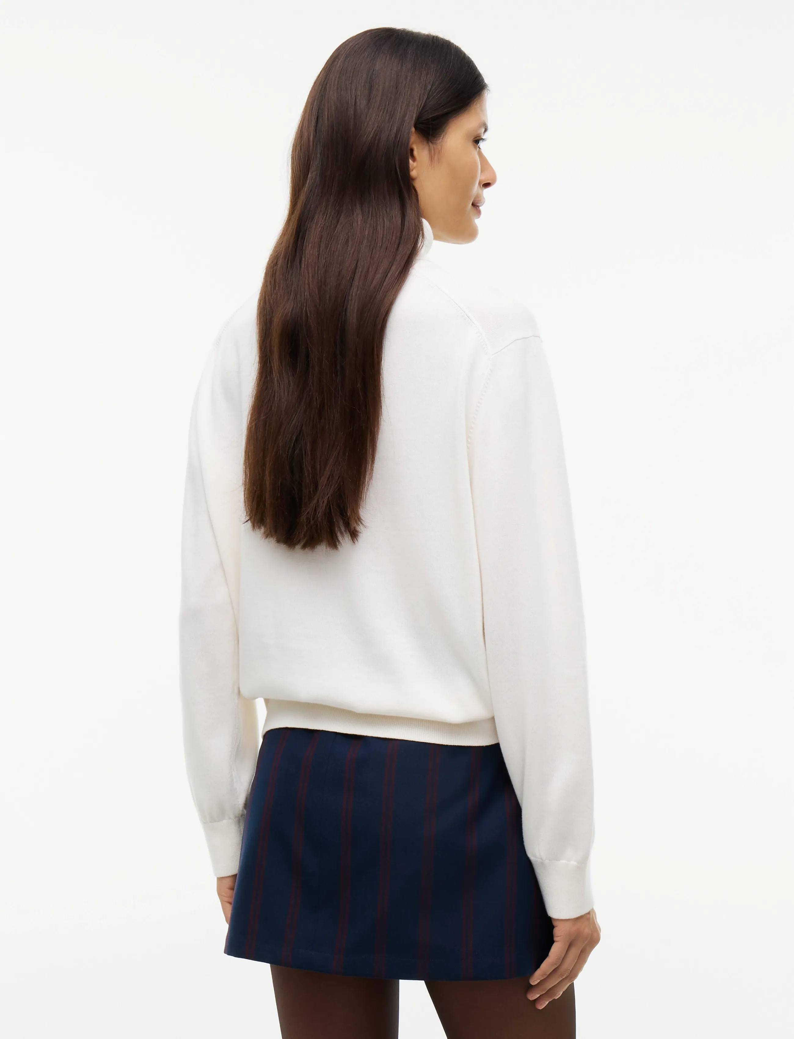 Tommy Jeans - TJW ESSENTIAL TRTLNK SWEATER - rullekraver - off white - 2