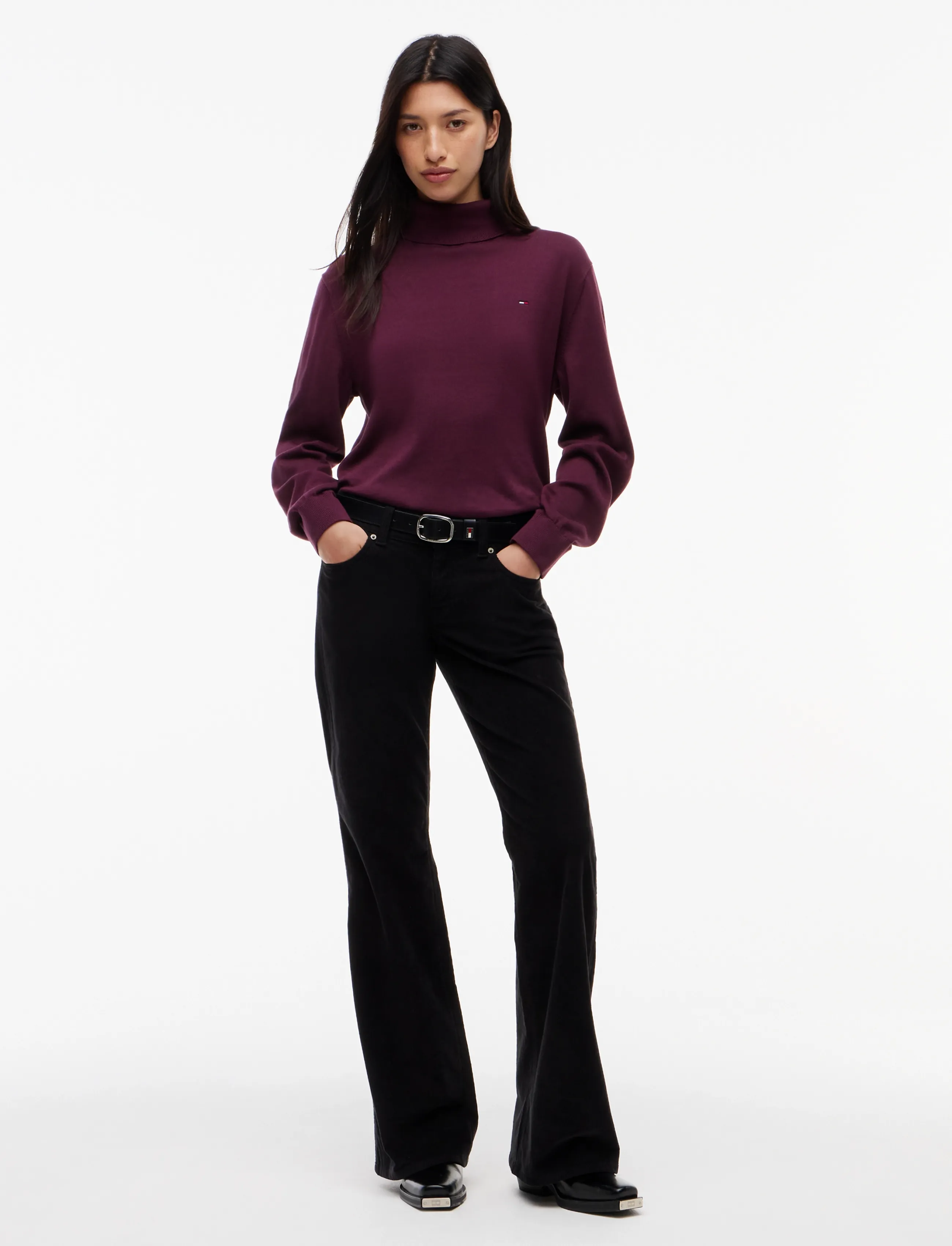 Tommy Jeans - TJW LW BOOTCUT CORD PANT - corduroy pants - black - 3