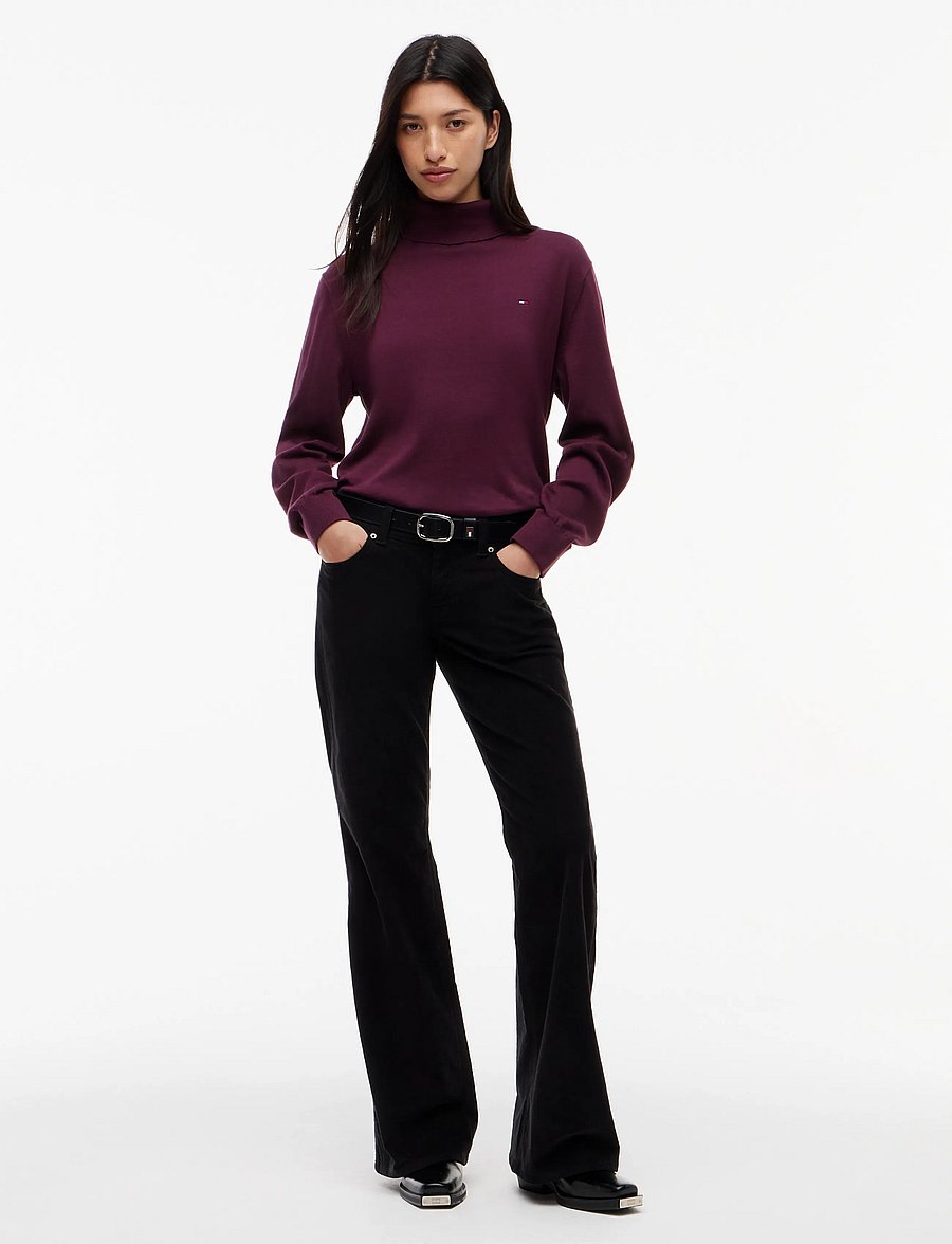 Tommy Jeans - TJW LW BOOTCUT CORD PANT - corduroy pants - black - 3