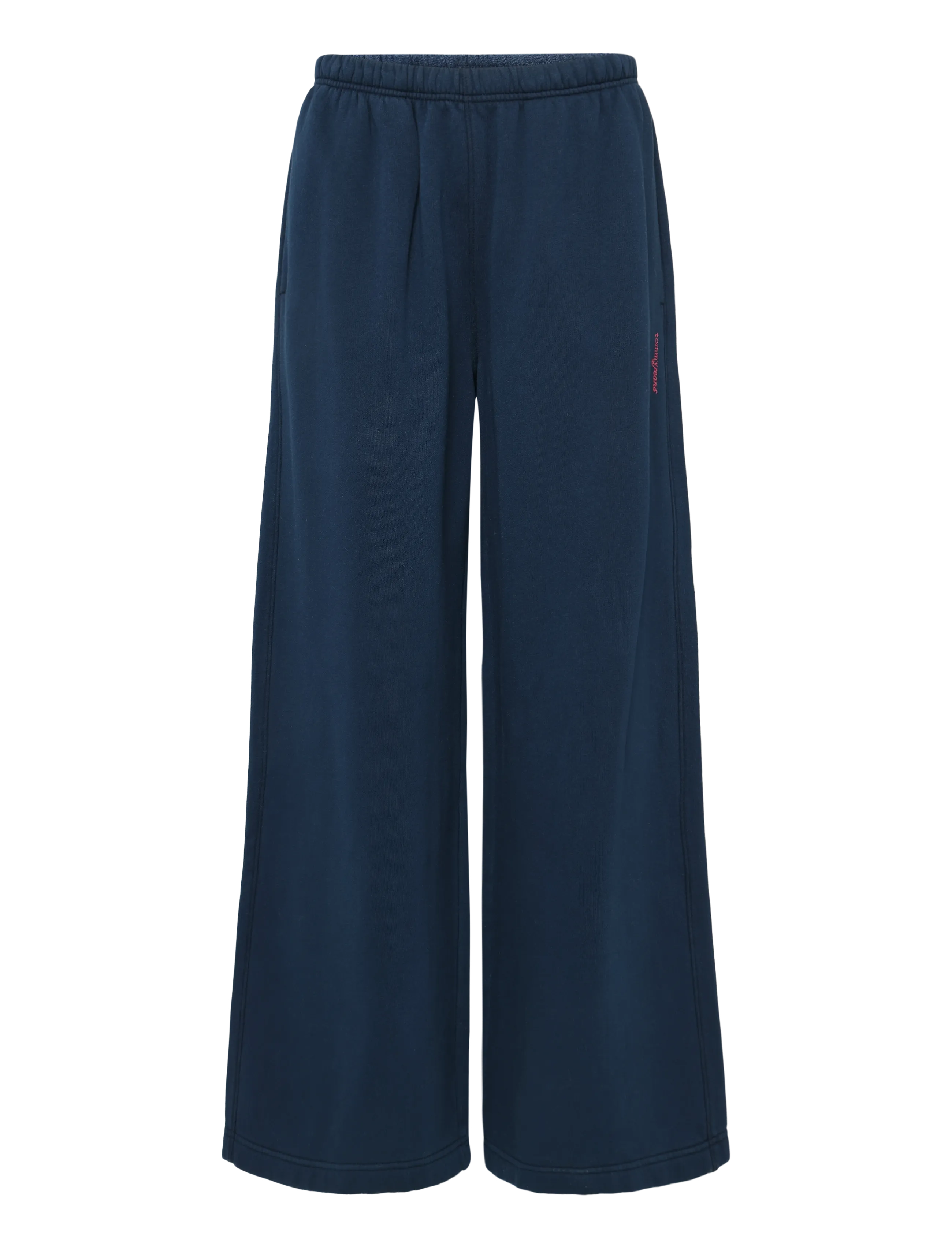 Tommy Jeans TJW WIDE LEG SCRIPT SWEATPANTS - Tommy Jeans - DARK BLUE / navy