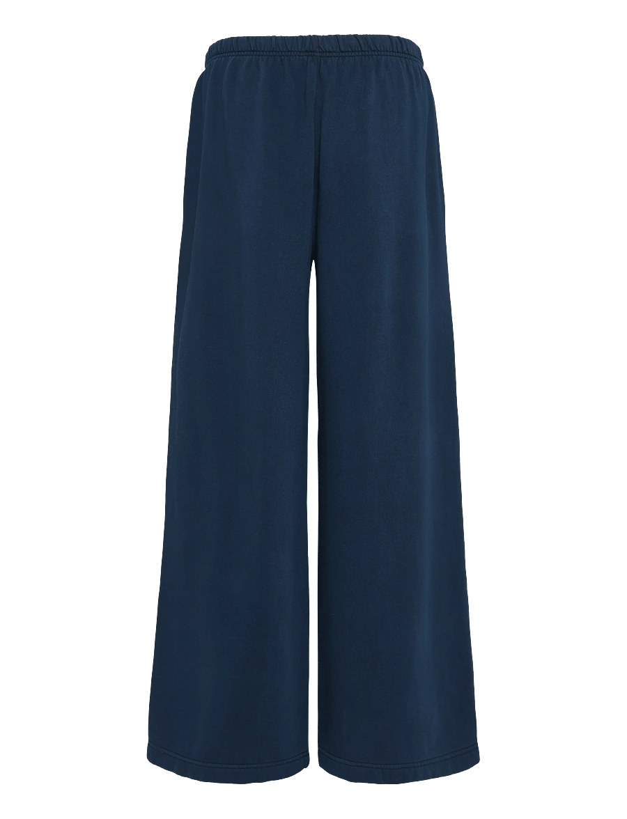 Tommy Jeans - TJW WIDE LEG SCRIPT SWEATPANTS - hverdags stil - dark blue - 1