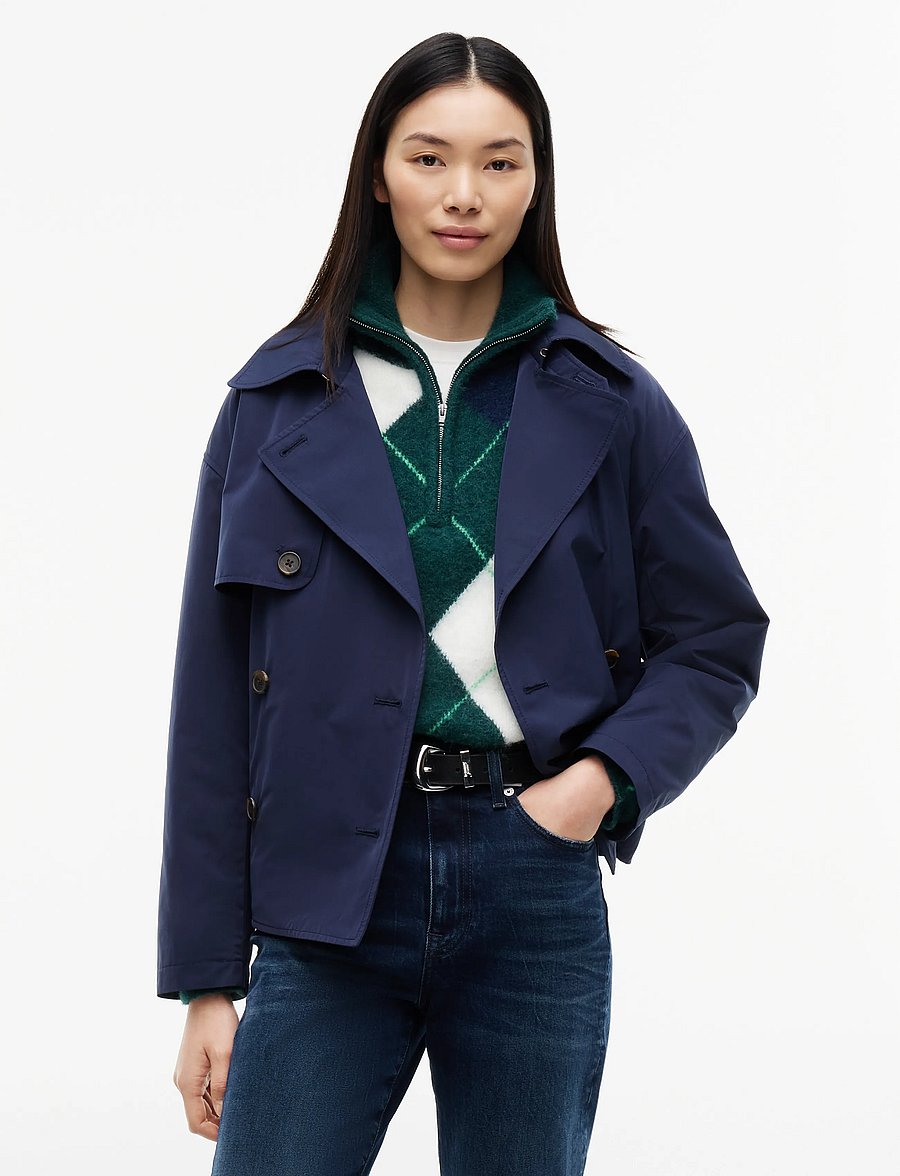 Tommy Jeans - TJW SHORT TRENCH JACKET - trenchcoats - dark blue - 2