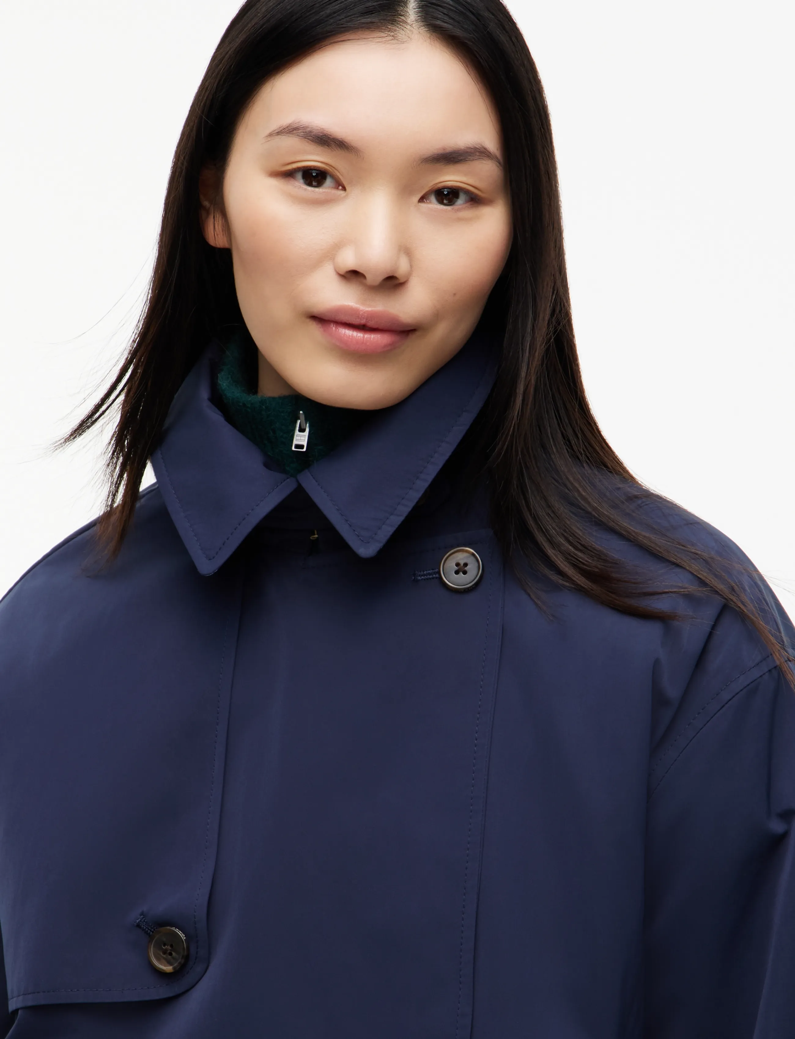 Tommy Jeans - TJW SHORT TRENCH JACKET - trenchcoats - dark blue - 3