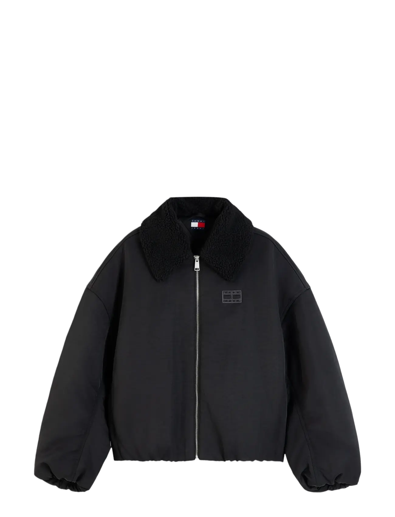 Tommy Jeans - TJW FUR COLLAR UTILITY BOMBER - black - 1