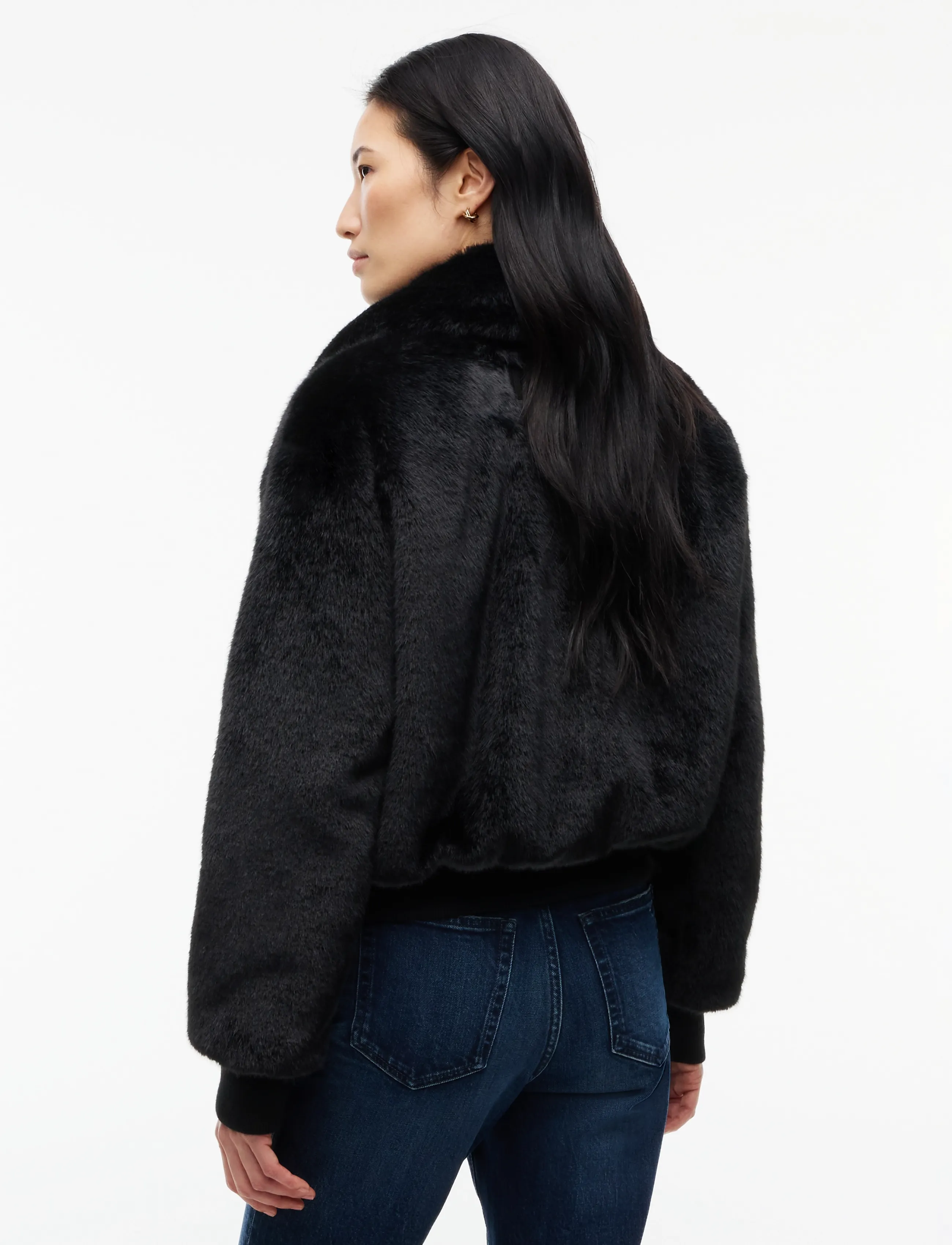 Tommy Jeans - TJW FAUX FUR JACKET EXT - kunstkarusnahk - black - 2