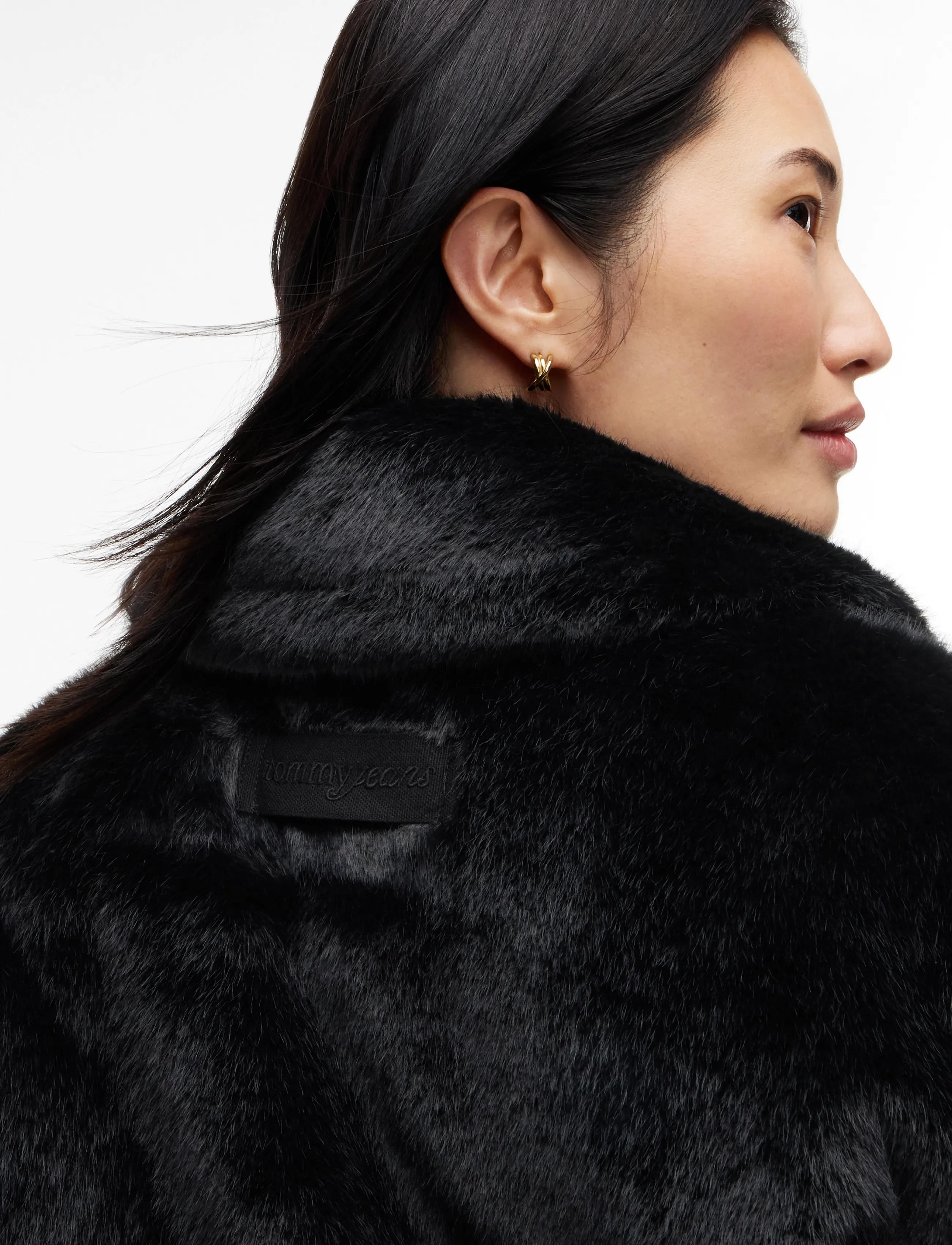 Tommy Jeans - TJW FAUX FUR JACKET EXT - kunstkarusnahk - black - 3